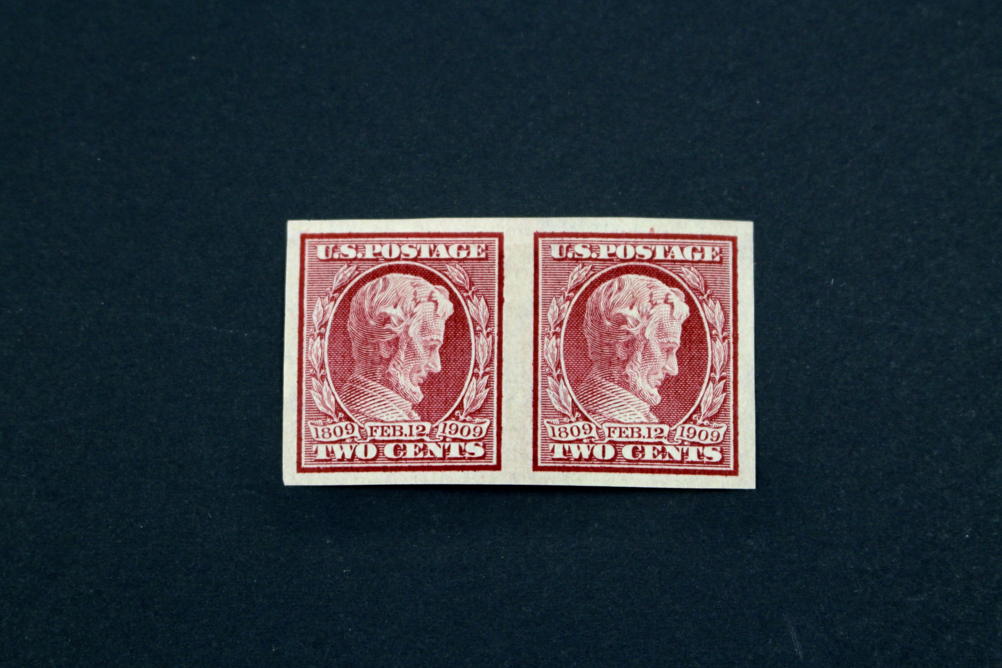Twelve Early U.S. Postage Stamps, 1907 to 1909