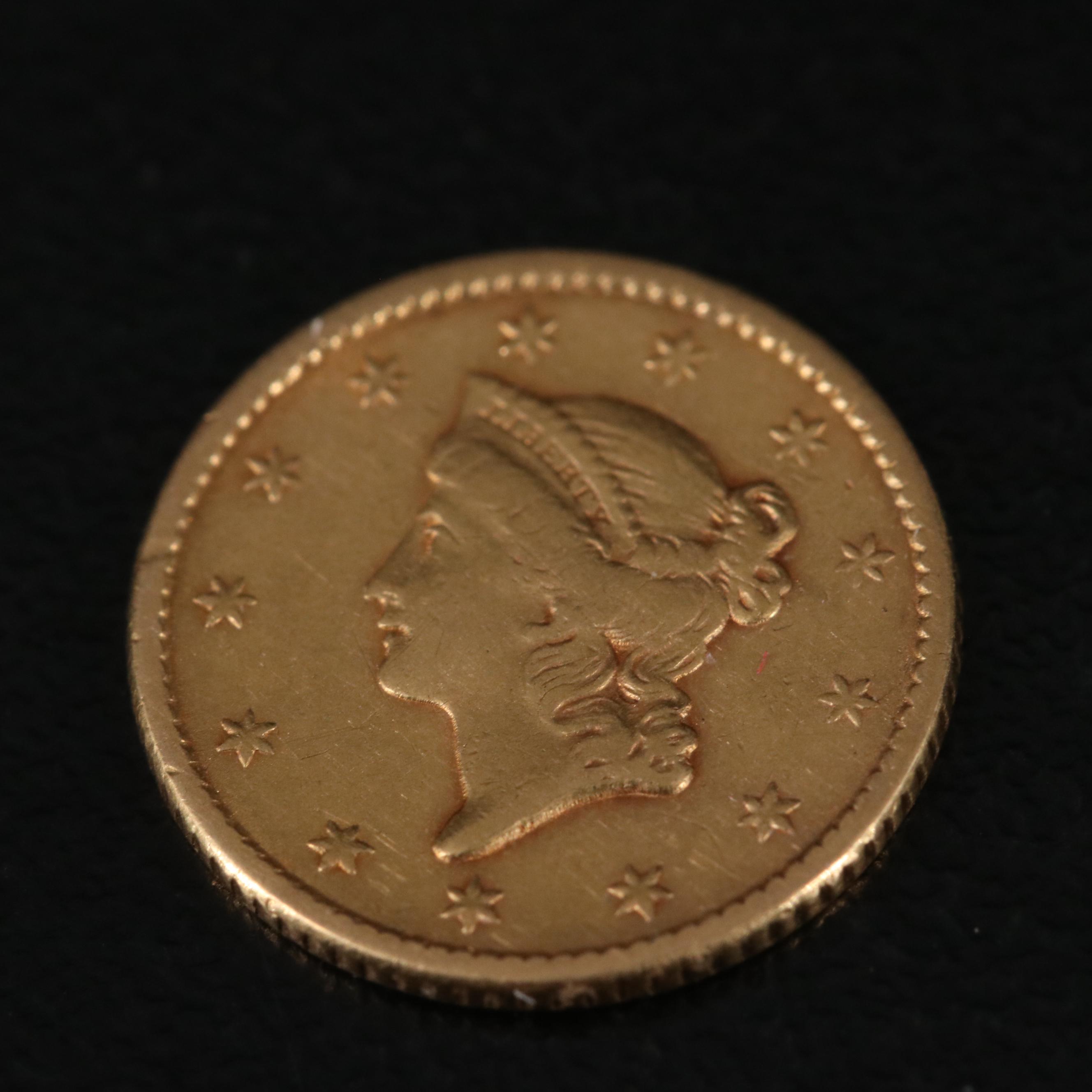 1852 United States Gold Dollar