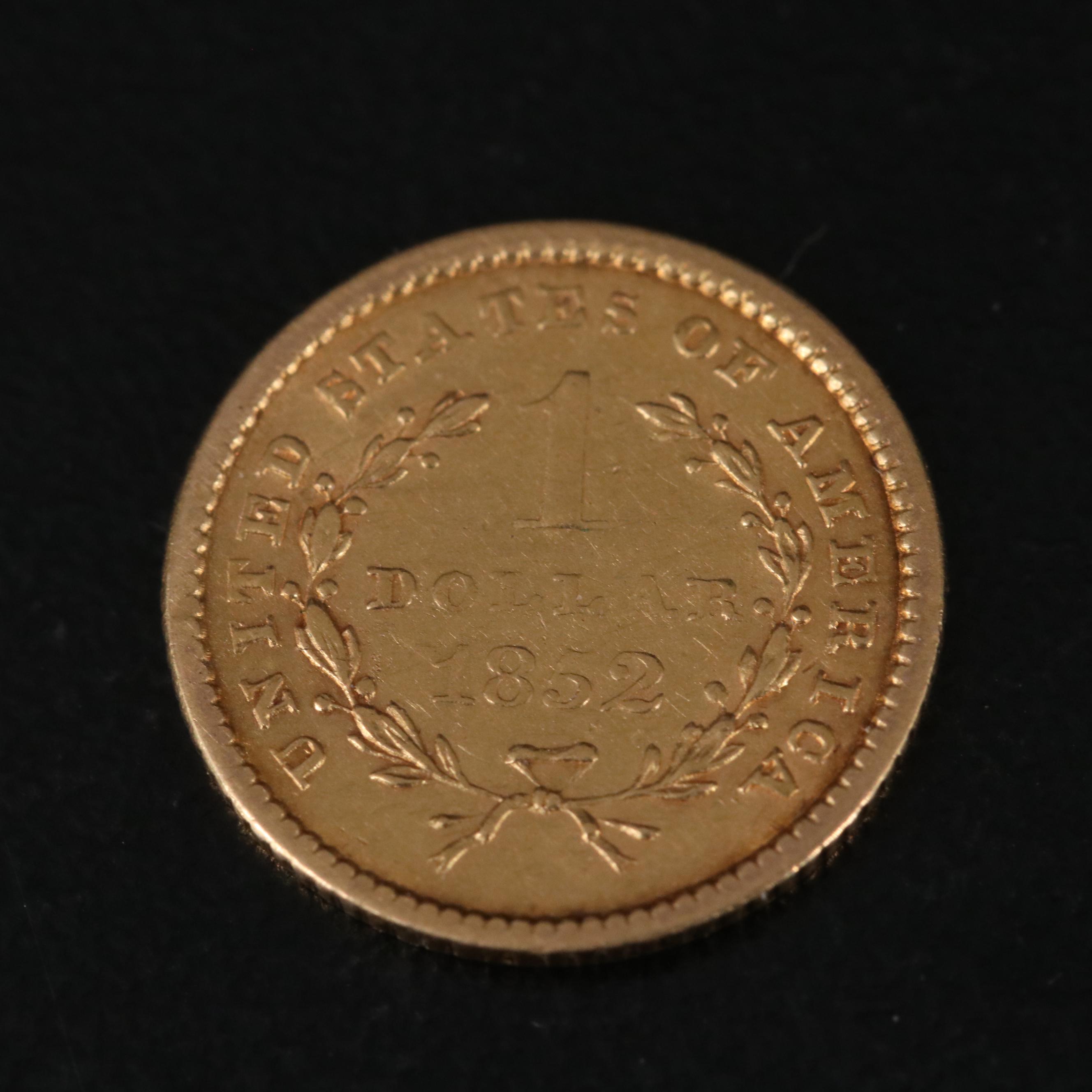 1852 United States Gold Dollar