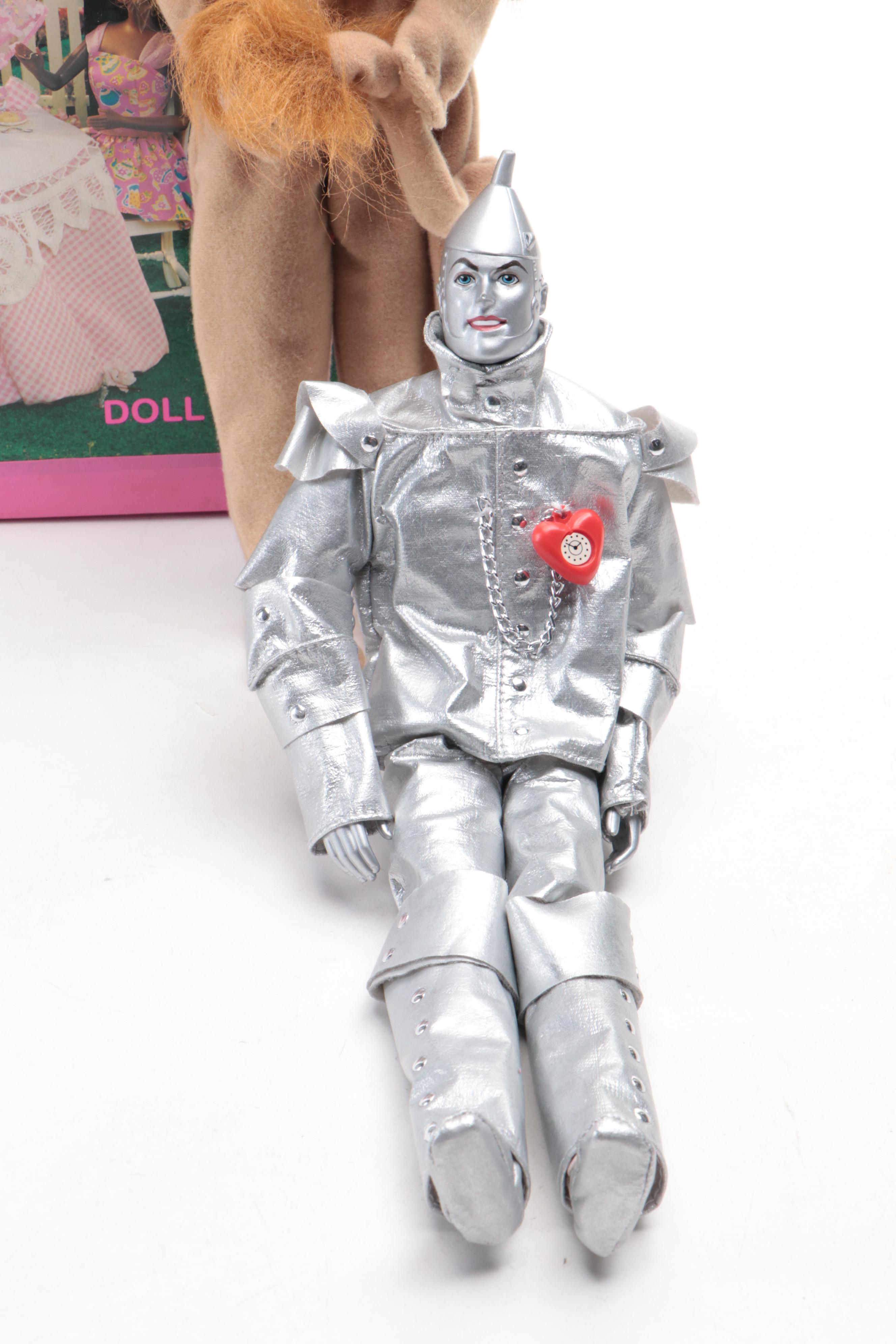 Barbie Wizard of Oz Dolls and Plastic Carrying Case, 1990s