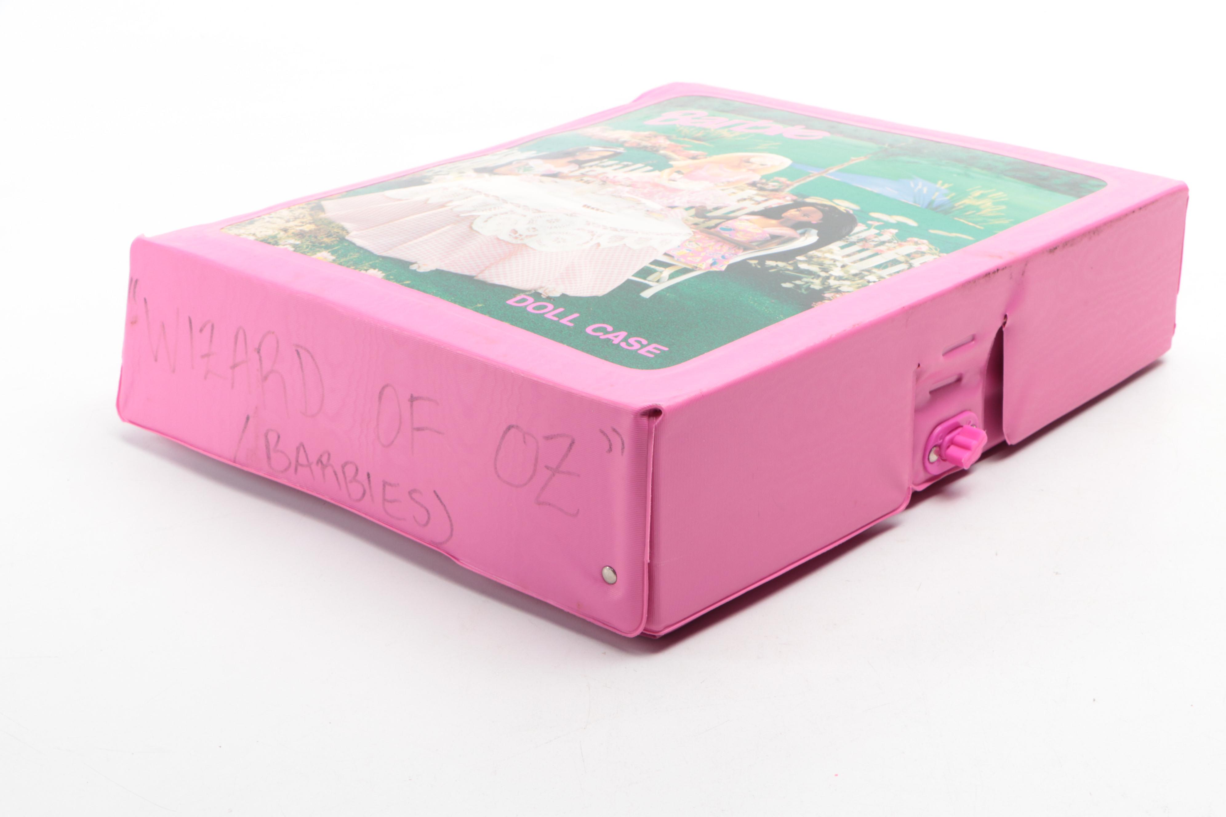 Barbie Wizard of Oz Dolls and Plastic Carrying Case, 1990s