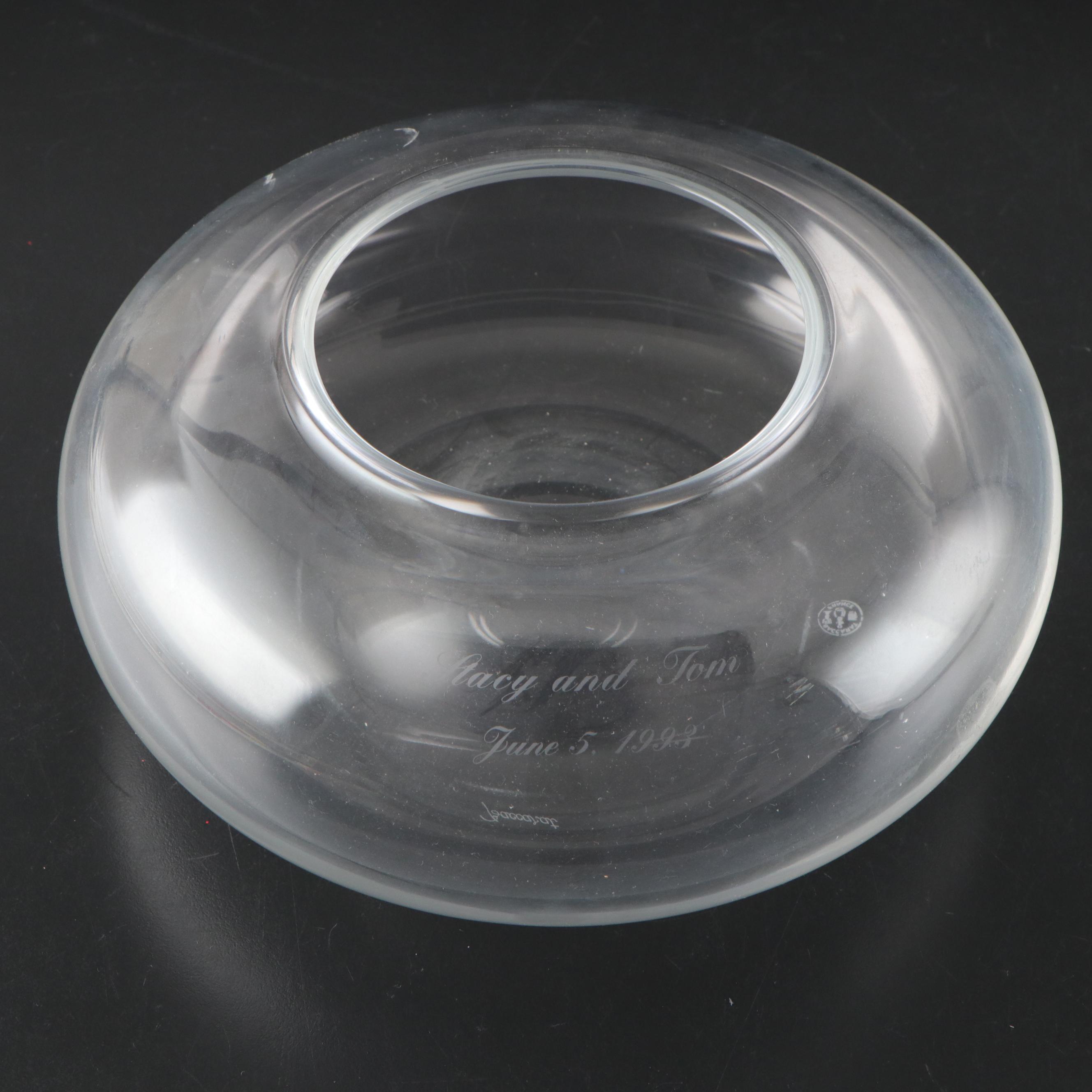 Baccarat  Glass Planter