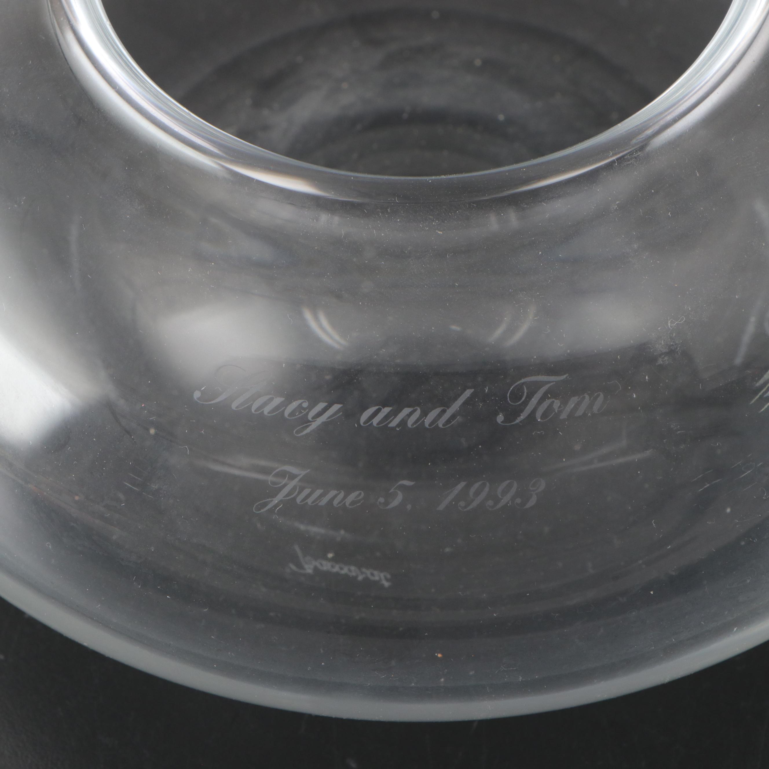 Baccarat  Glass Planter