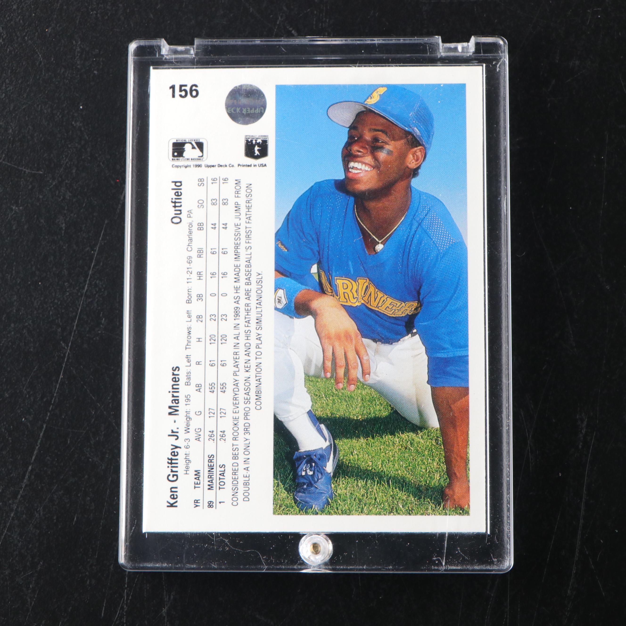 1990 Upper Deck Ken Griffey Jr. Seattle Mariners Baseball Card #156