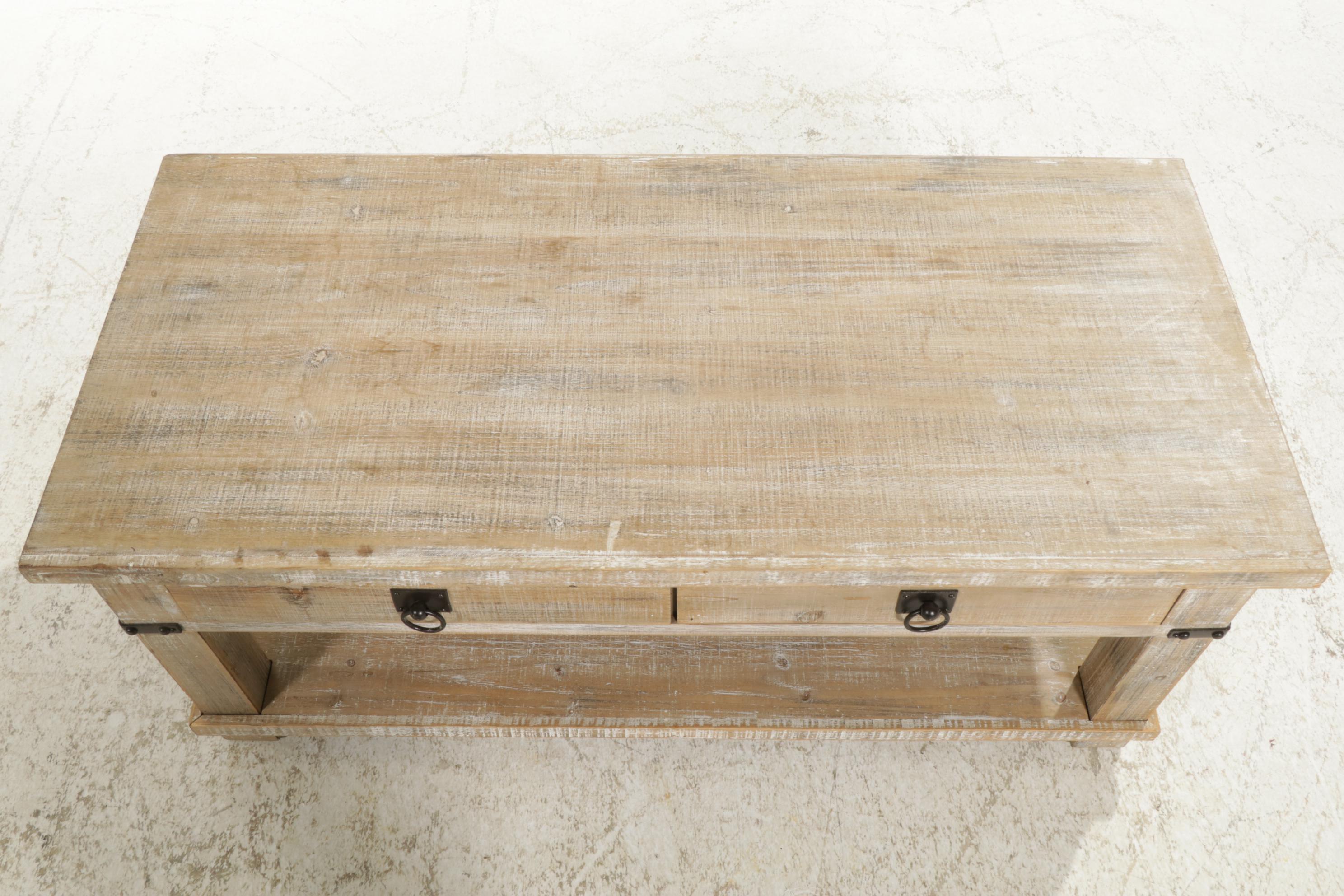 Kirkland's "Davis" Rustic Wood Coffee Table