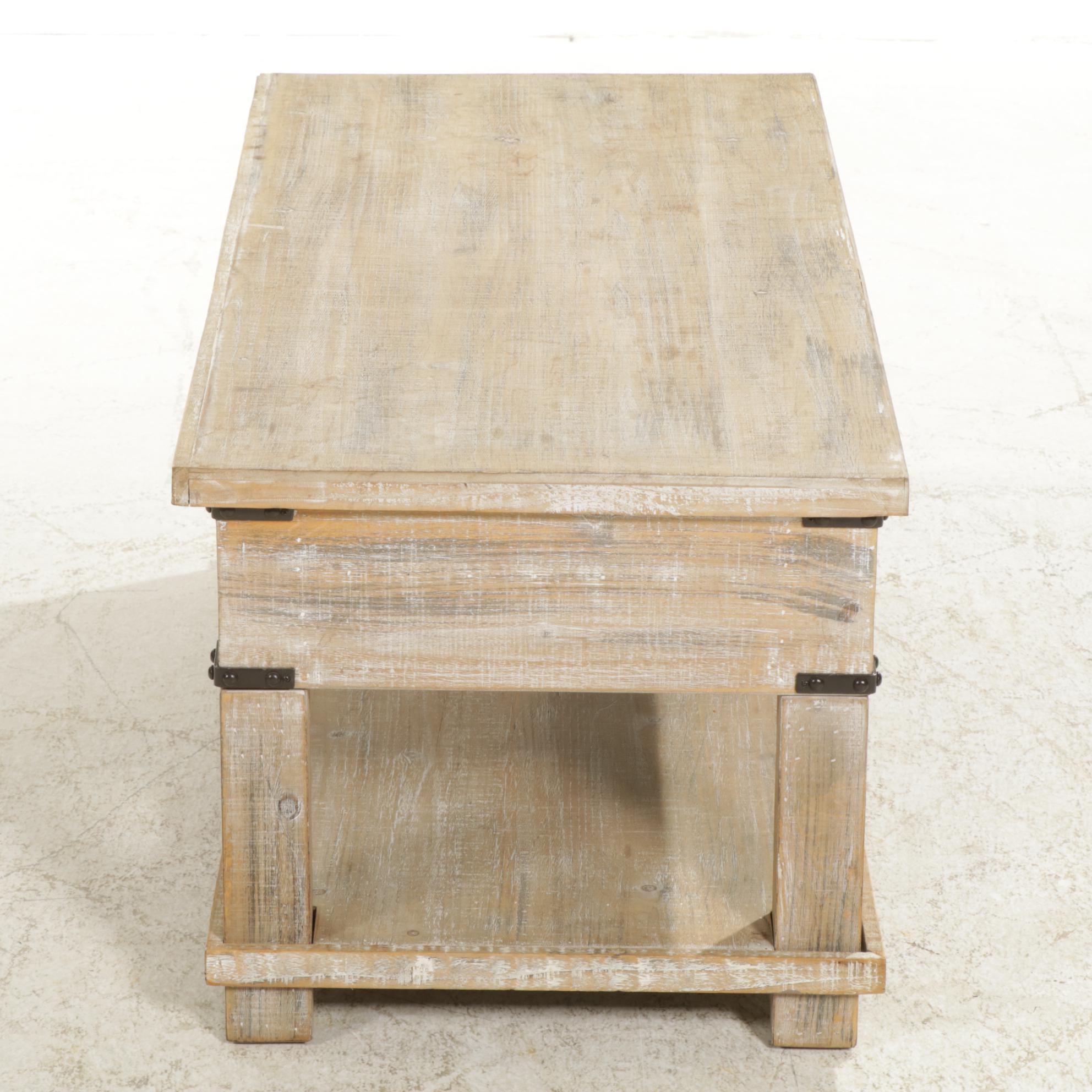 Kirkland's "Davis" Rustic Wood Coffee Table