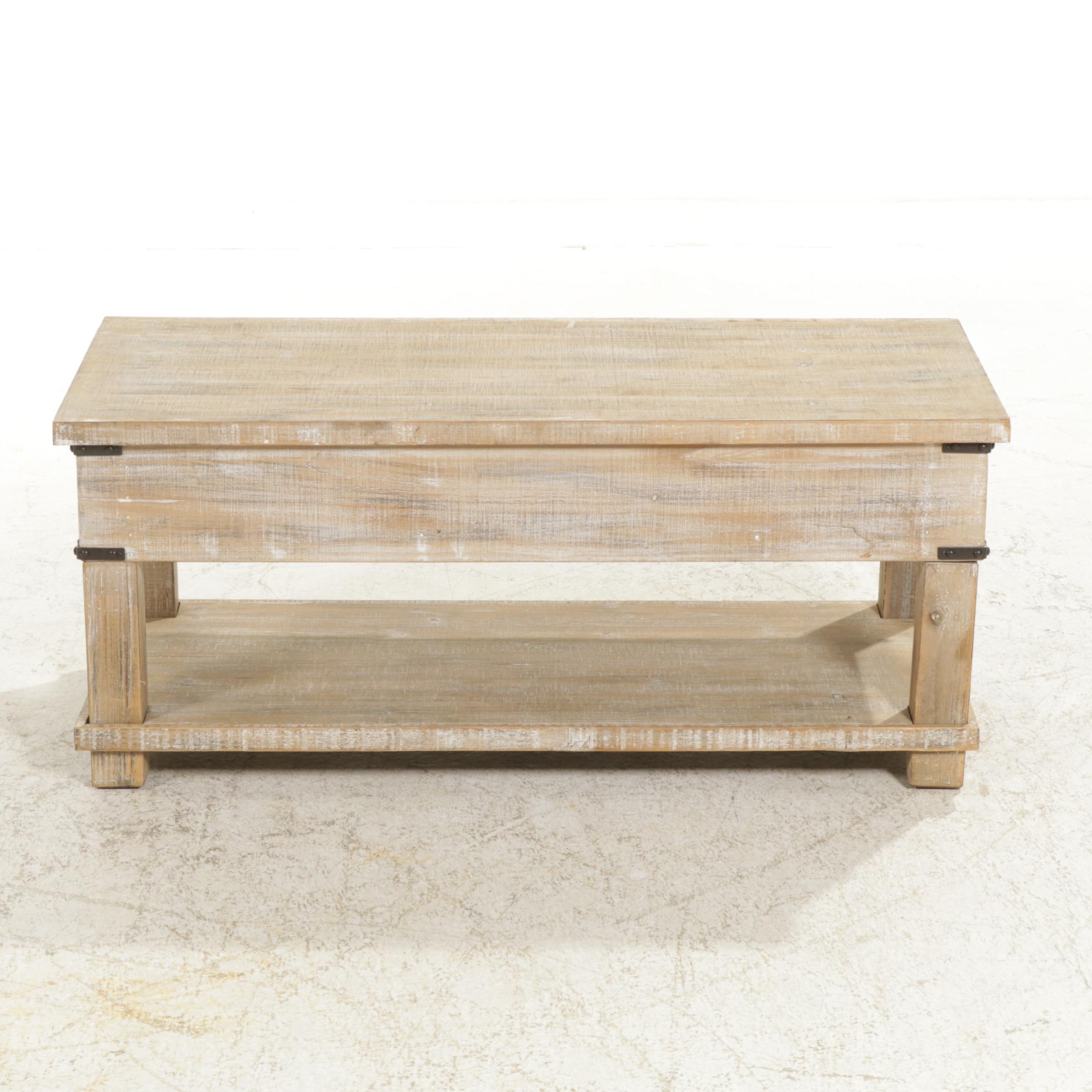 Kirkland's "Davis" Rustic Wood Coffee Table