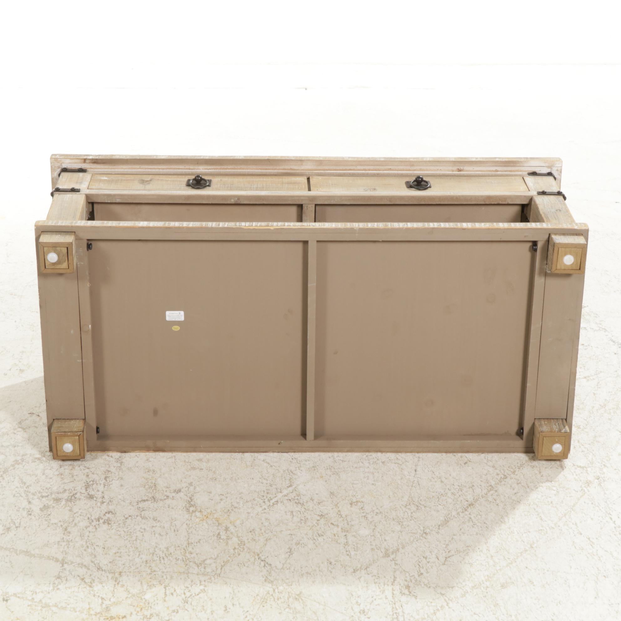 Kirkland's "Davis" Rustic Wood Coffee Table