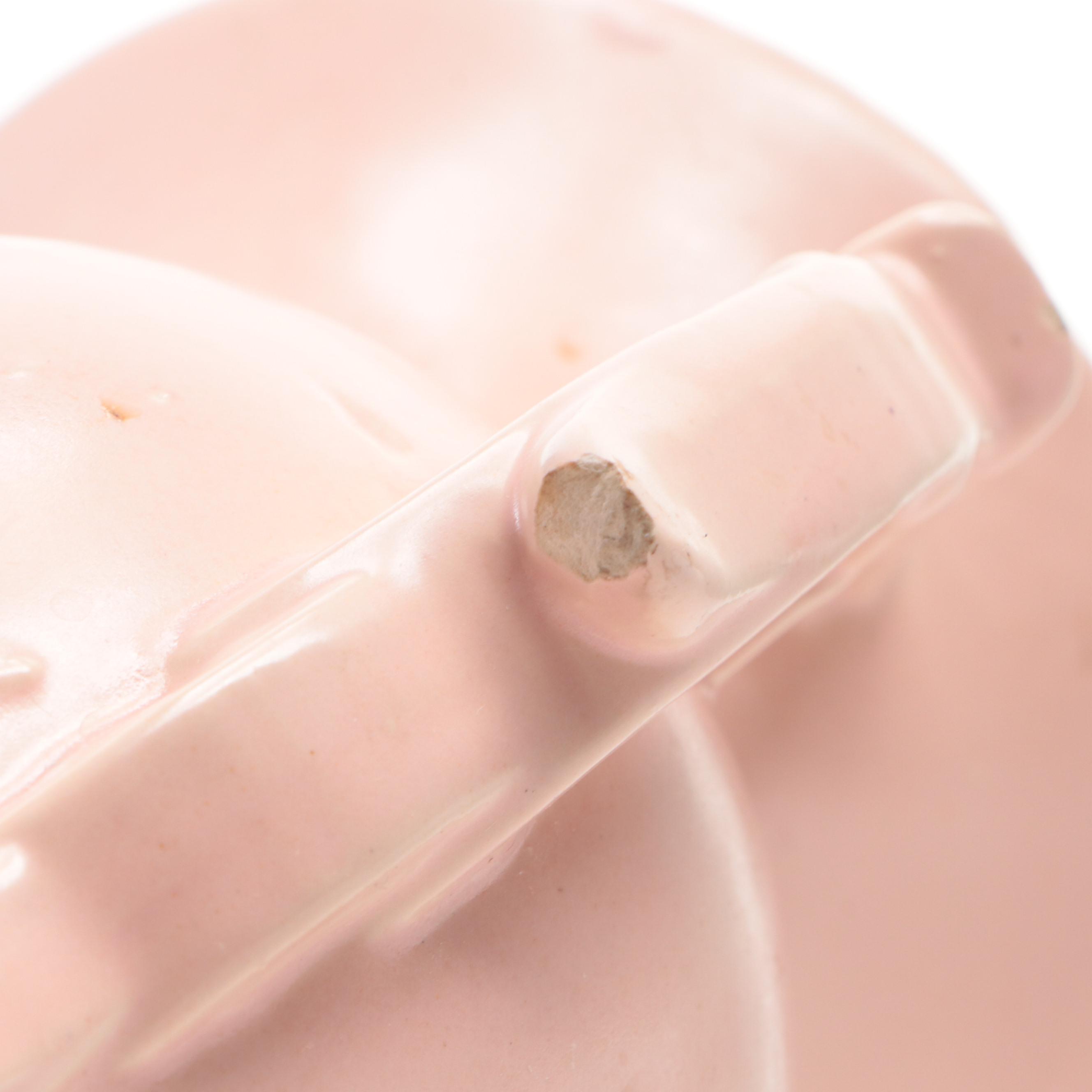 McCoy Pink and Blue Glaze Vases with Red Wing Pottery Stoneware Planter