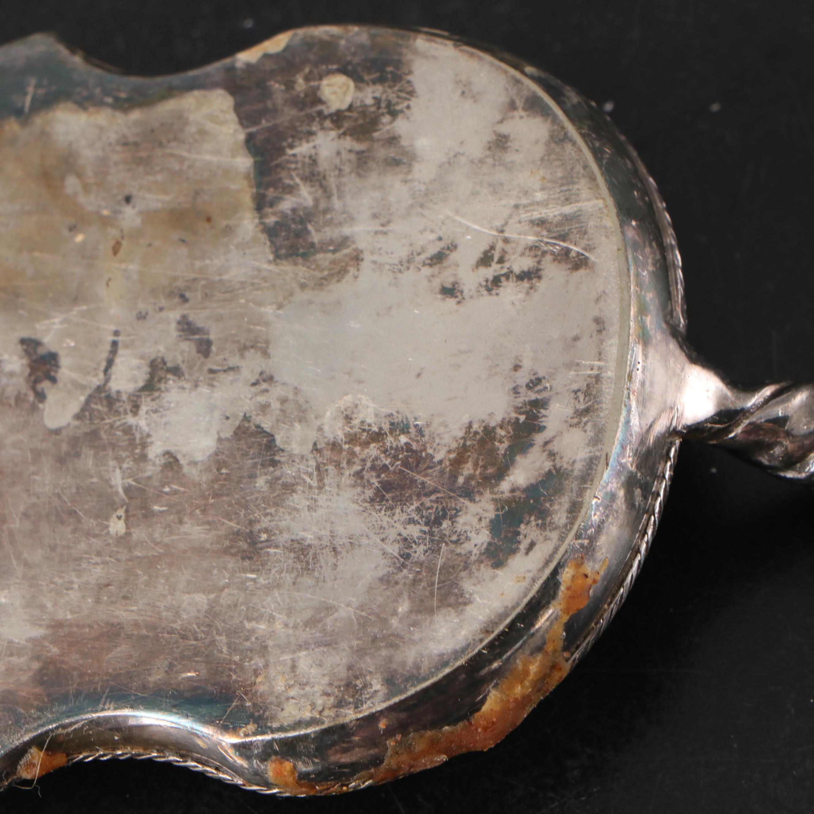 Pyrex Oval Baking Dish with Silver Plate Tongs and More Serving Utensils