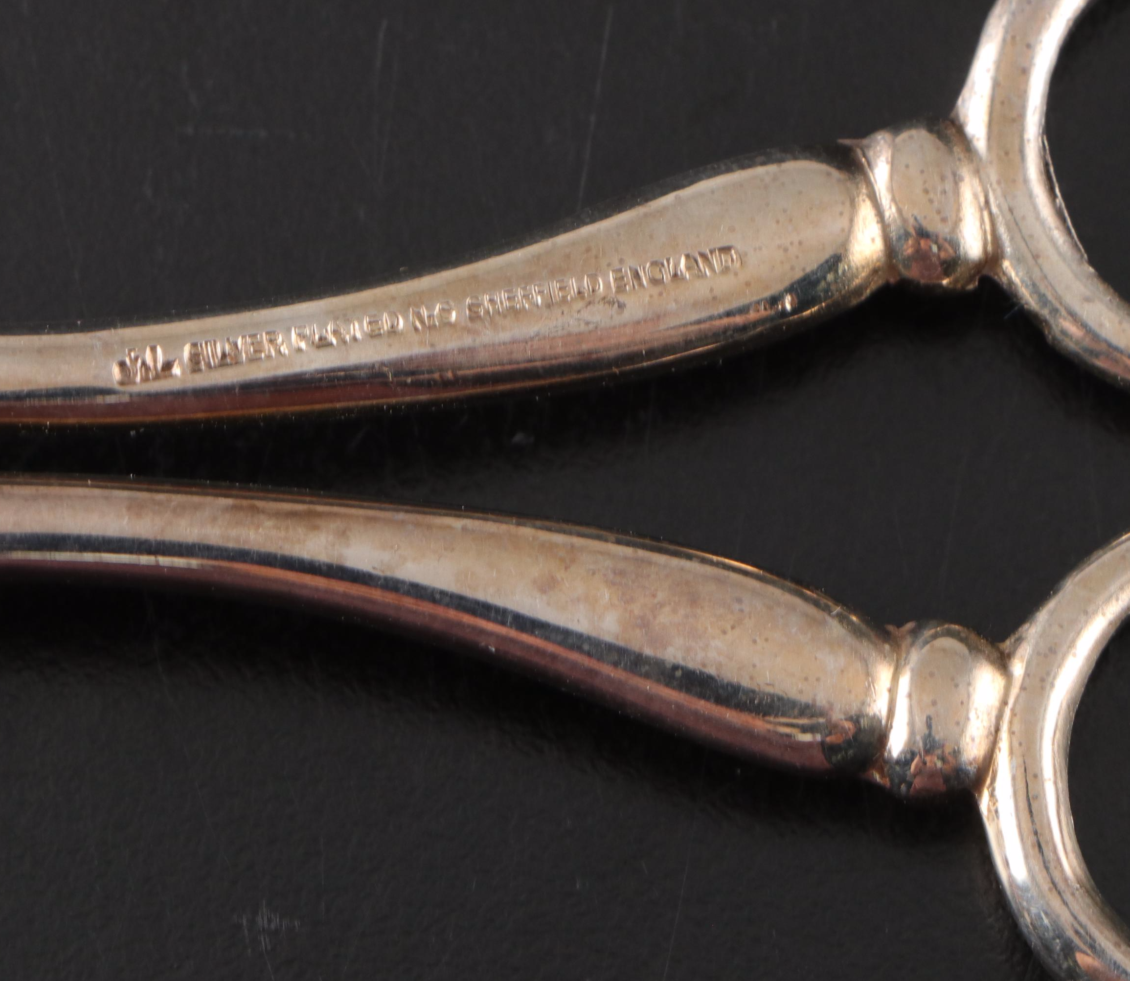 Pyrex Oval Baking Dish with Silver Plate Tongs and More Serving Utensils