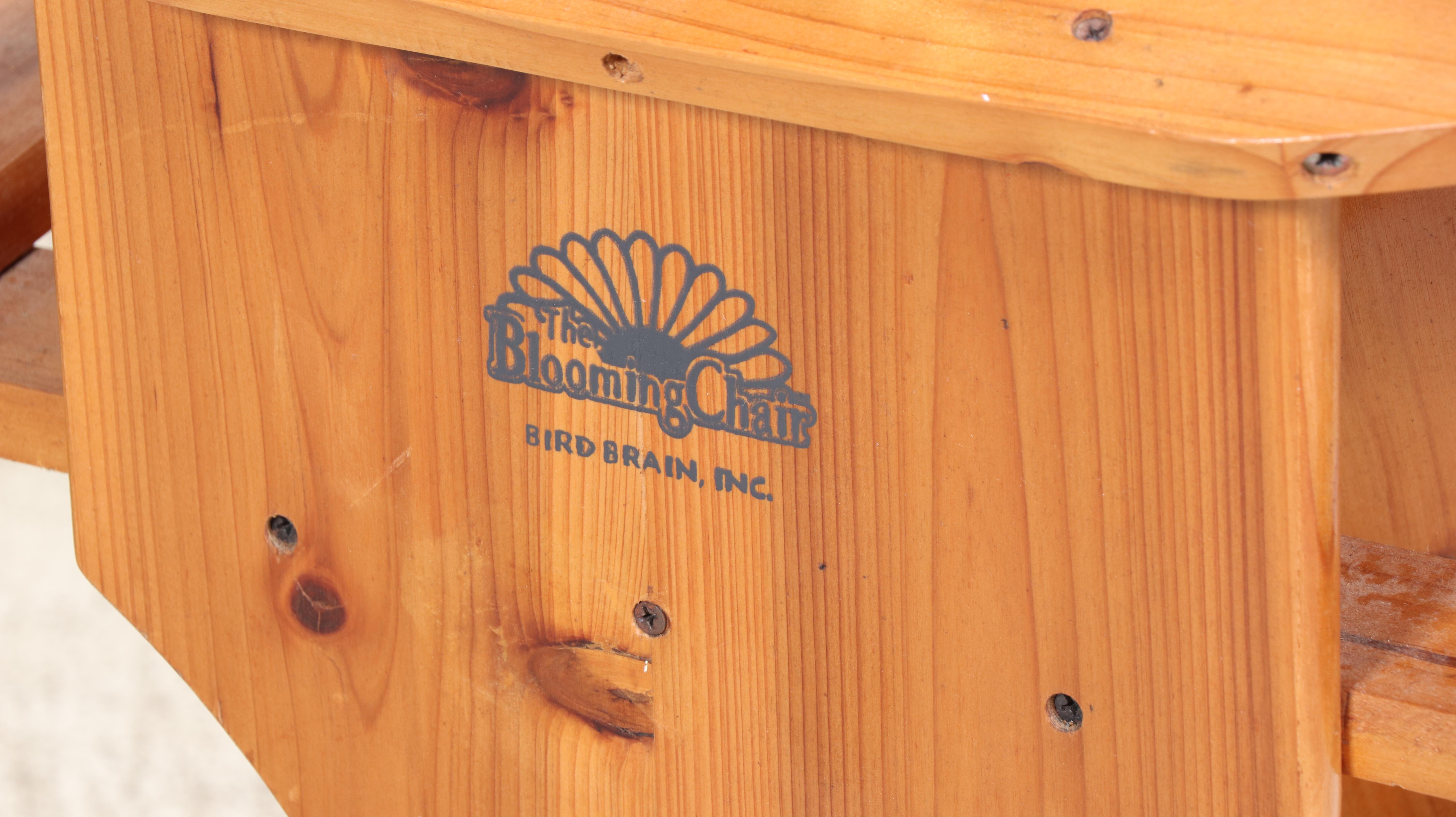 Two Bird Brain, Inc. Paint-Decorated Pine Blooming Chairs