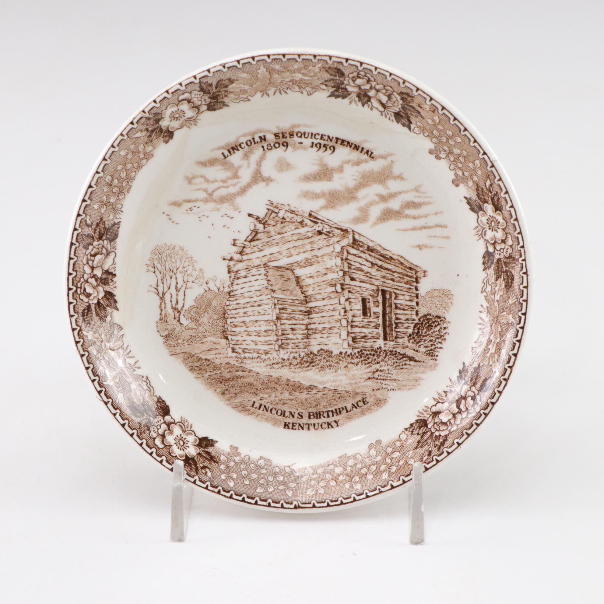 Abraham Lincoln Collection Featuring Figurines and Portraits