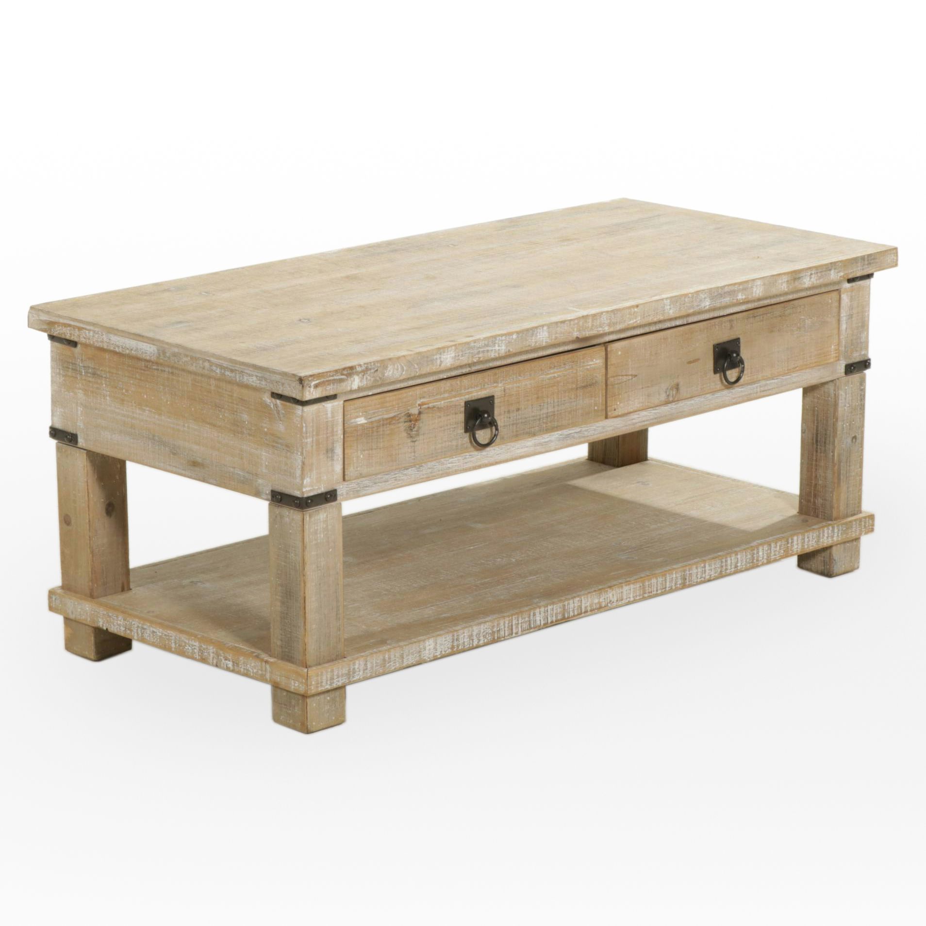 Kirkland's "Davis" Rustic Wood Coffee Table