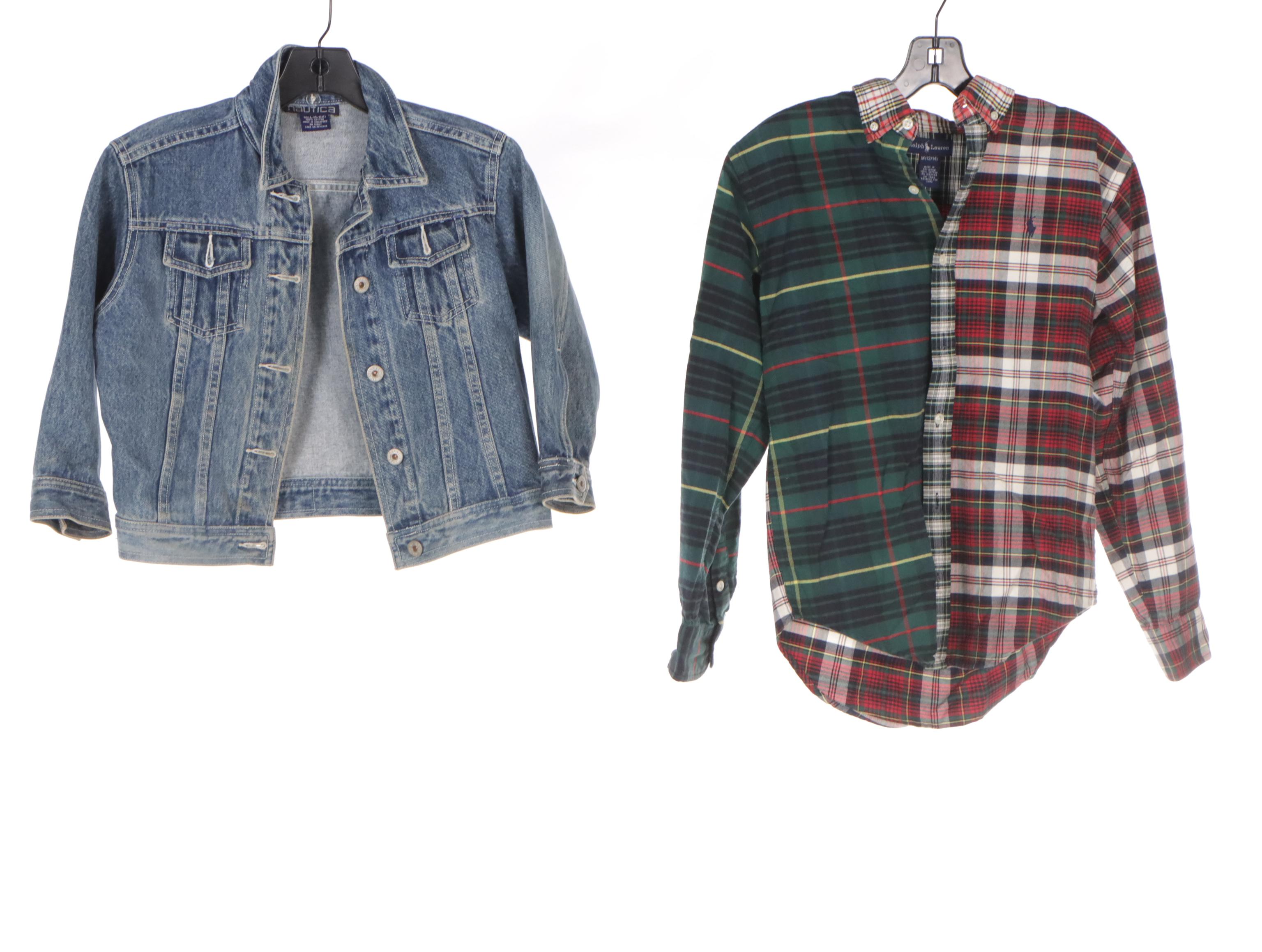 Boys' Vintage Embroidered Disney Jean Jacket, Ralph Lauren Button-Up, and More