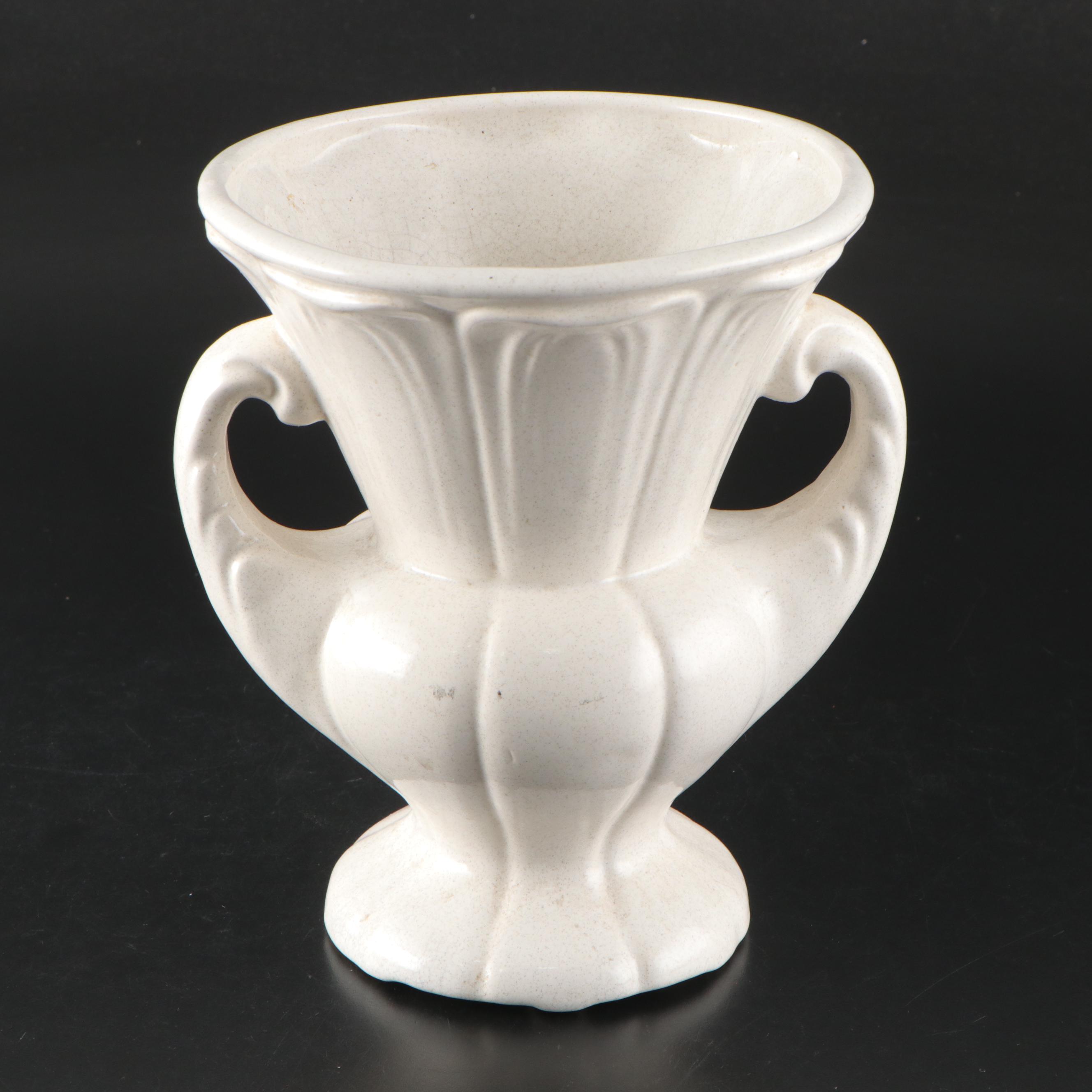 Weller and More American Art Pottery Floral and White Vases and Planters