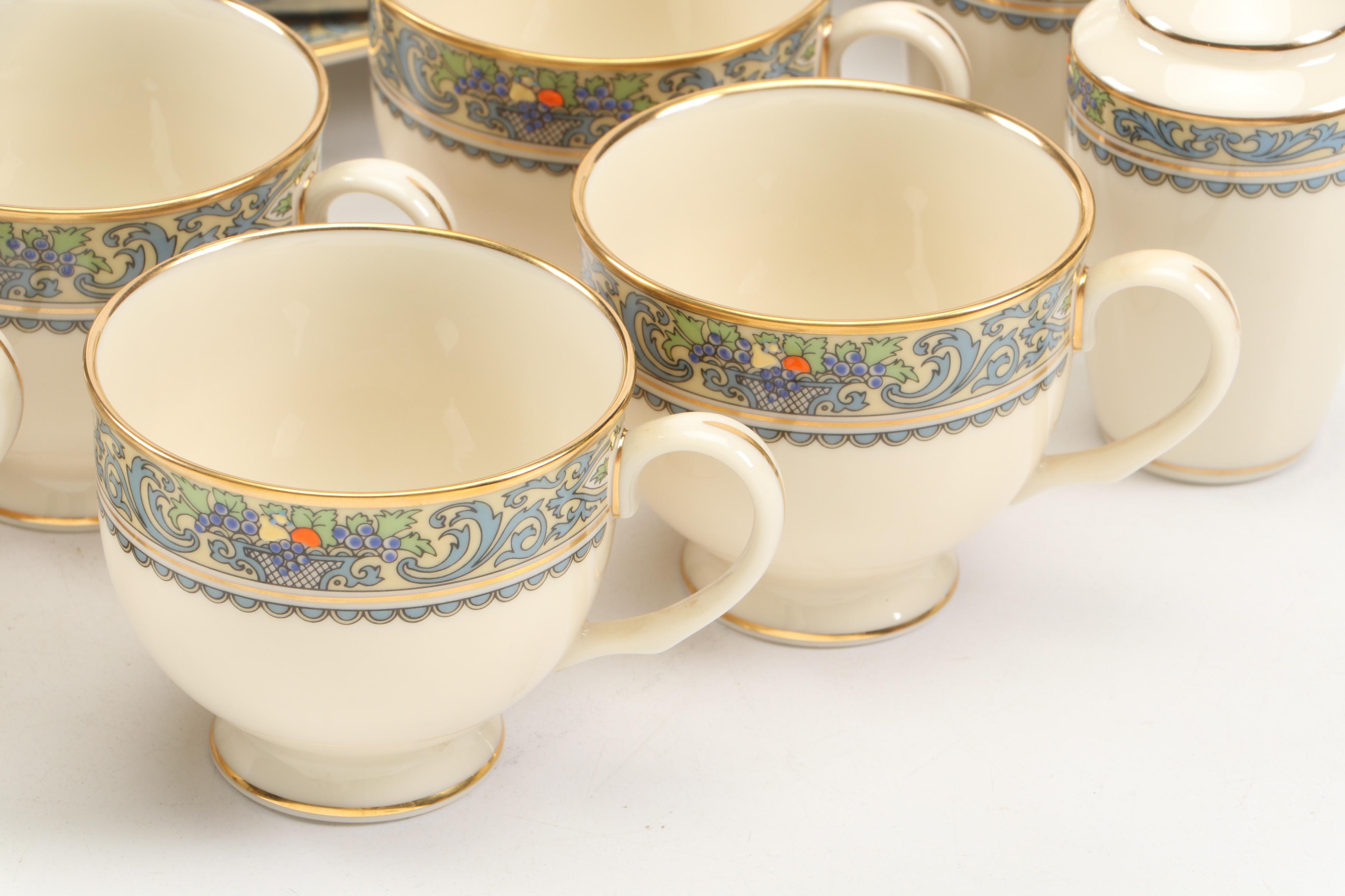 Lenox Presidential Collection "Autumn" Bone China Dinnerware with Table Linens