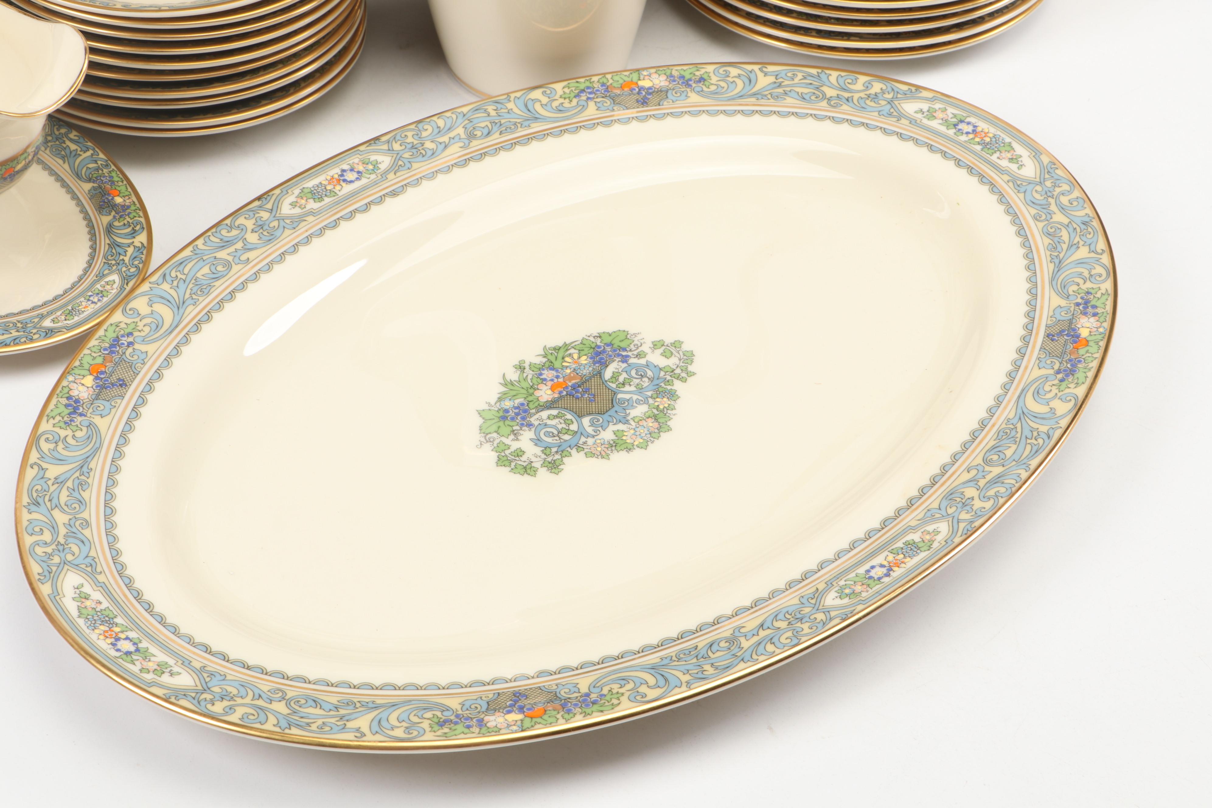 Lenox Presidential Collection "Autumn" Bone China Dinnerware with Table Linens