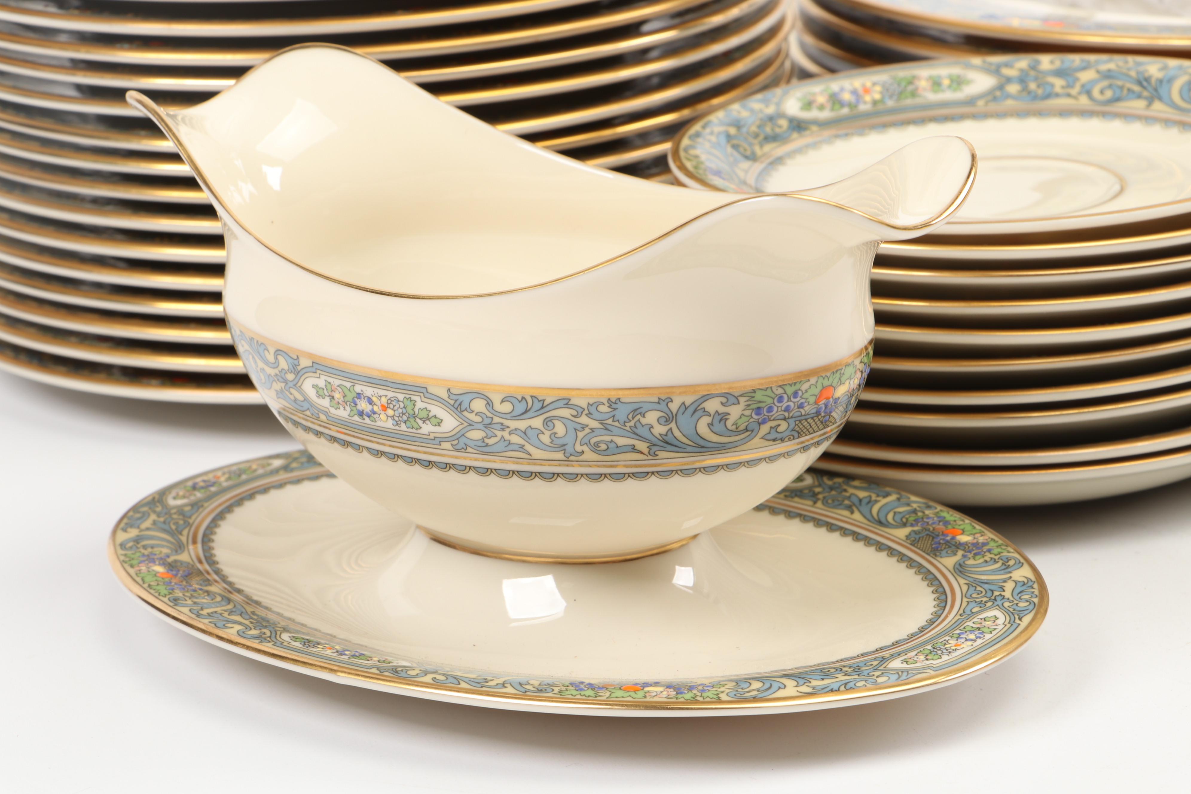 Lenox Presidential Collection "Autumn" Bone China Dinnerware with Table Linens