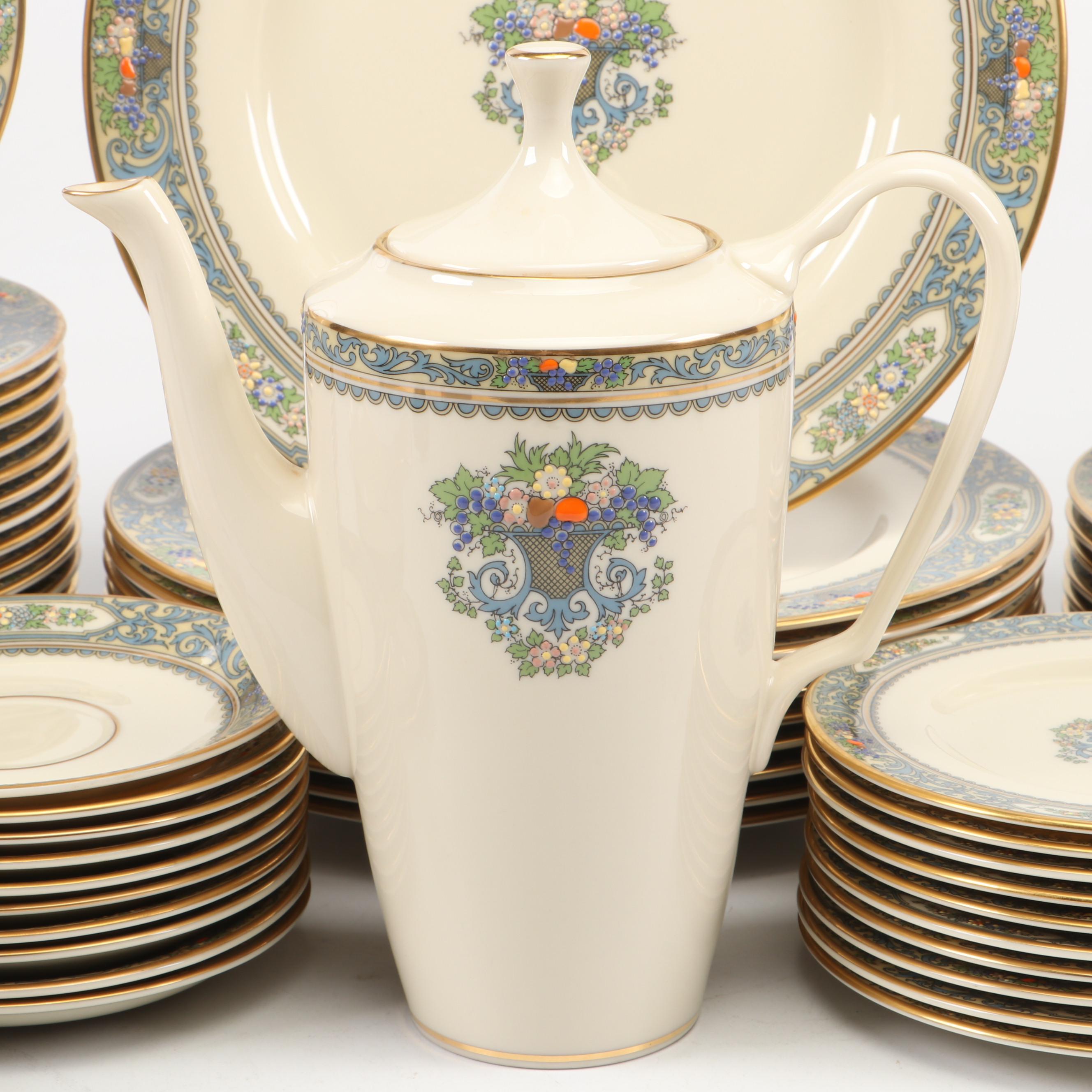 Lenox Presidential Collection "Autumn" Bone China Dinnerware with Table Linens