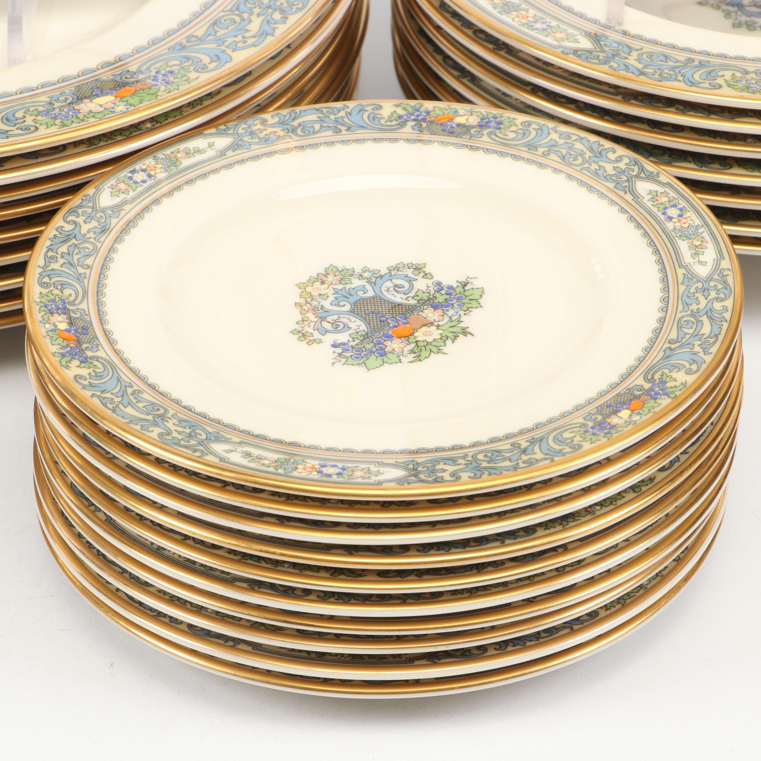 Lenox Presidential Collection "Autumn" Bone China Dinnerware with Table Linens