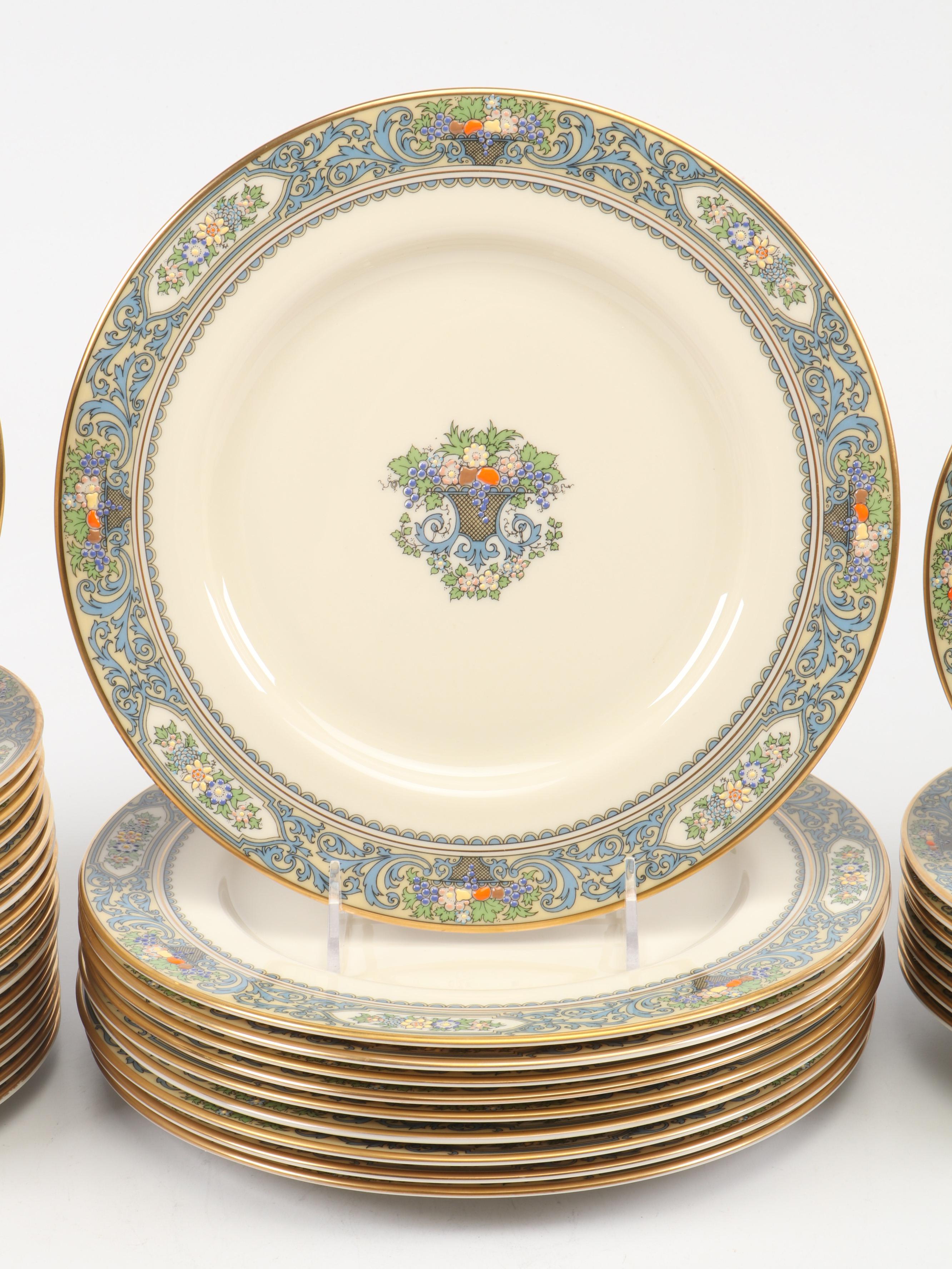 Lenox Presidential Collection "Autumn" Bone China Dinnerware with Table Linens