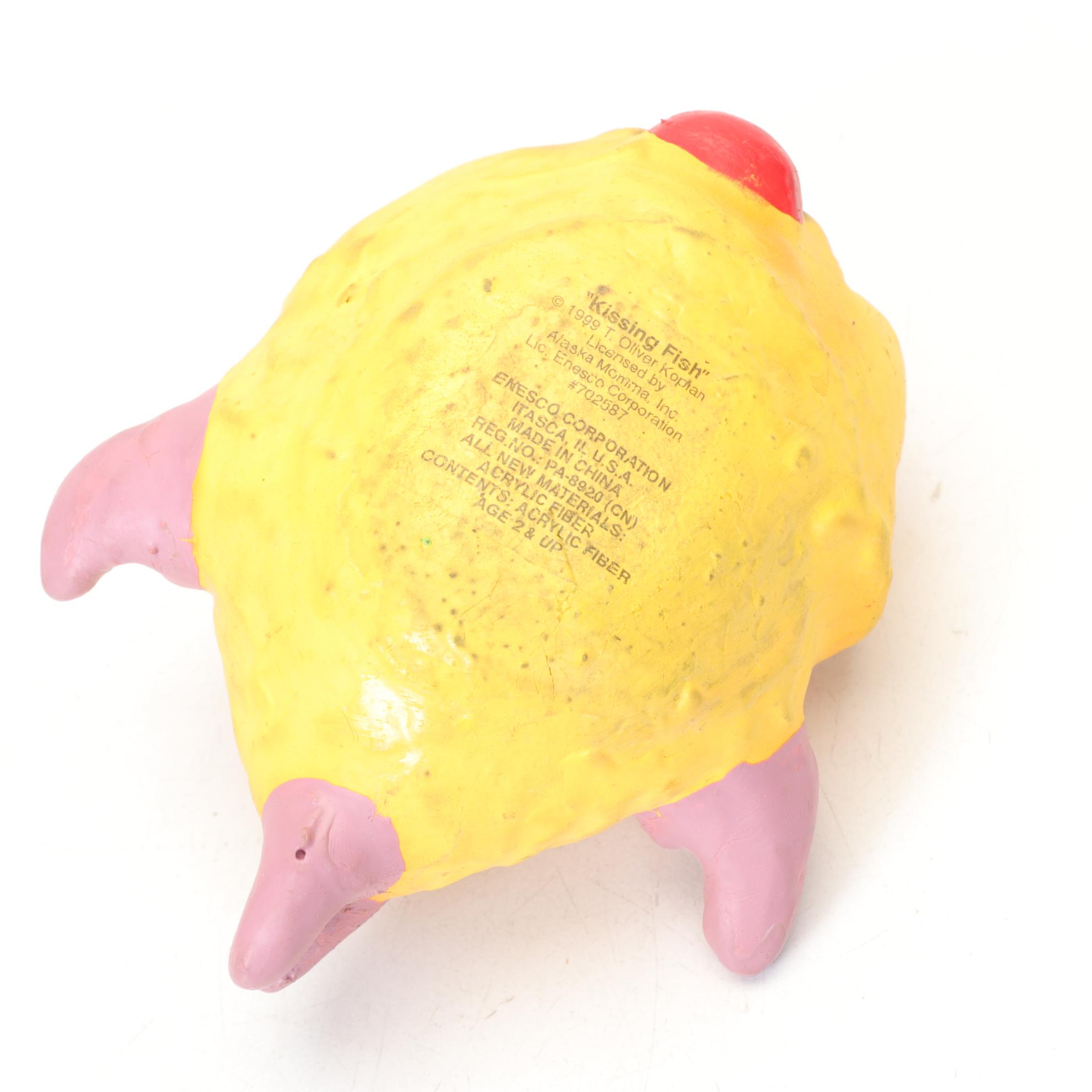 T. Oliver Kopian Rubber Plush Toys "Suave" and "Kissing Fish"