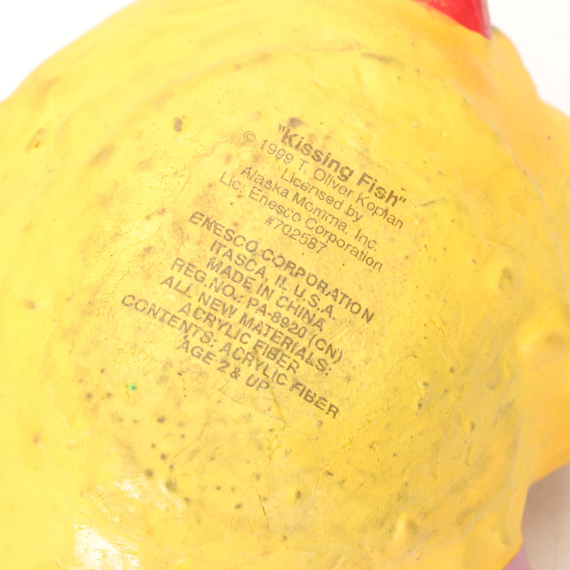 T. Oliver Kopian Rubber Plush Toys "Suave" and "Kissing Fish"