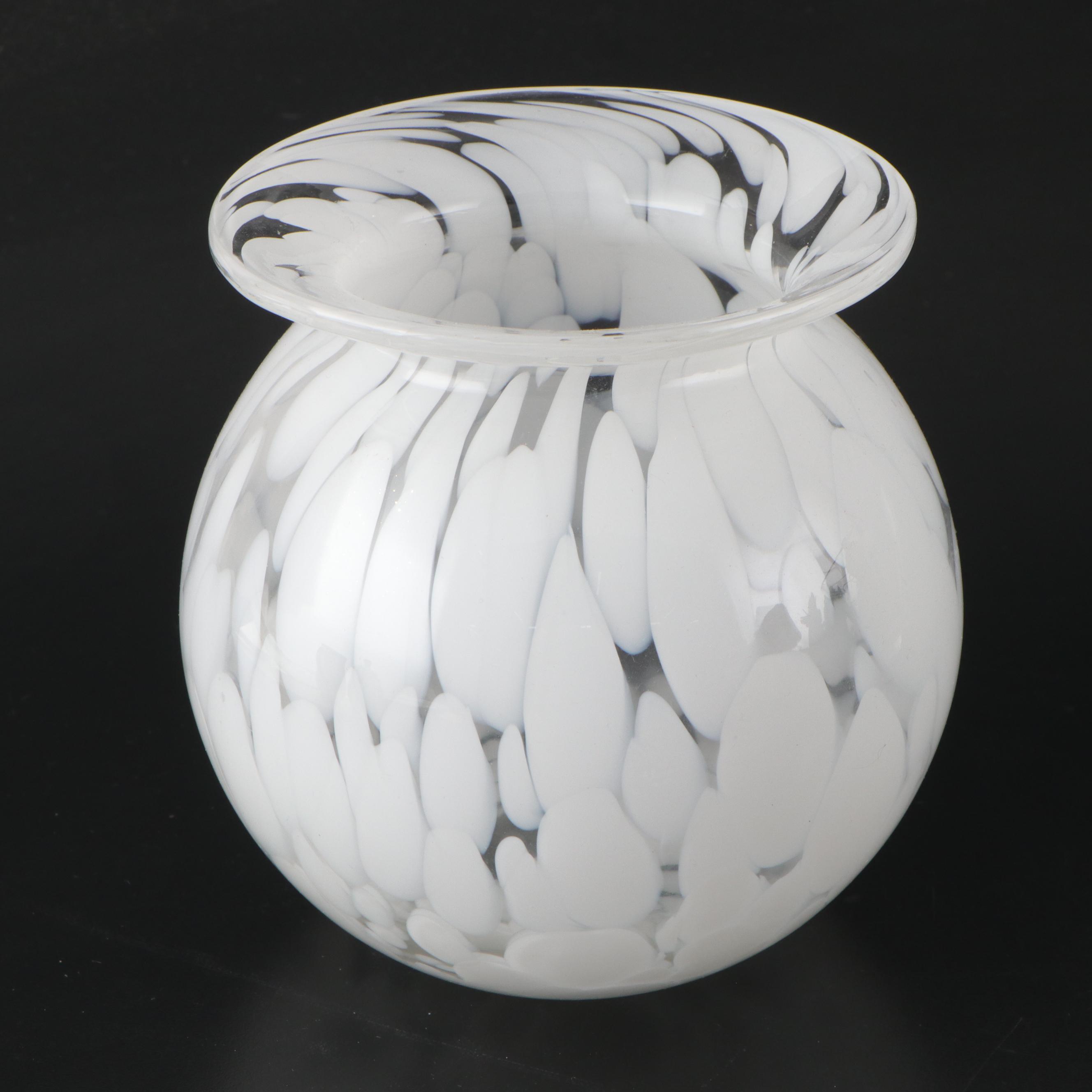 Longaberger "Snow Friends" Ceramic Plate with Glass Bowl and More