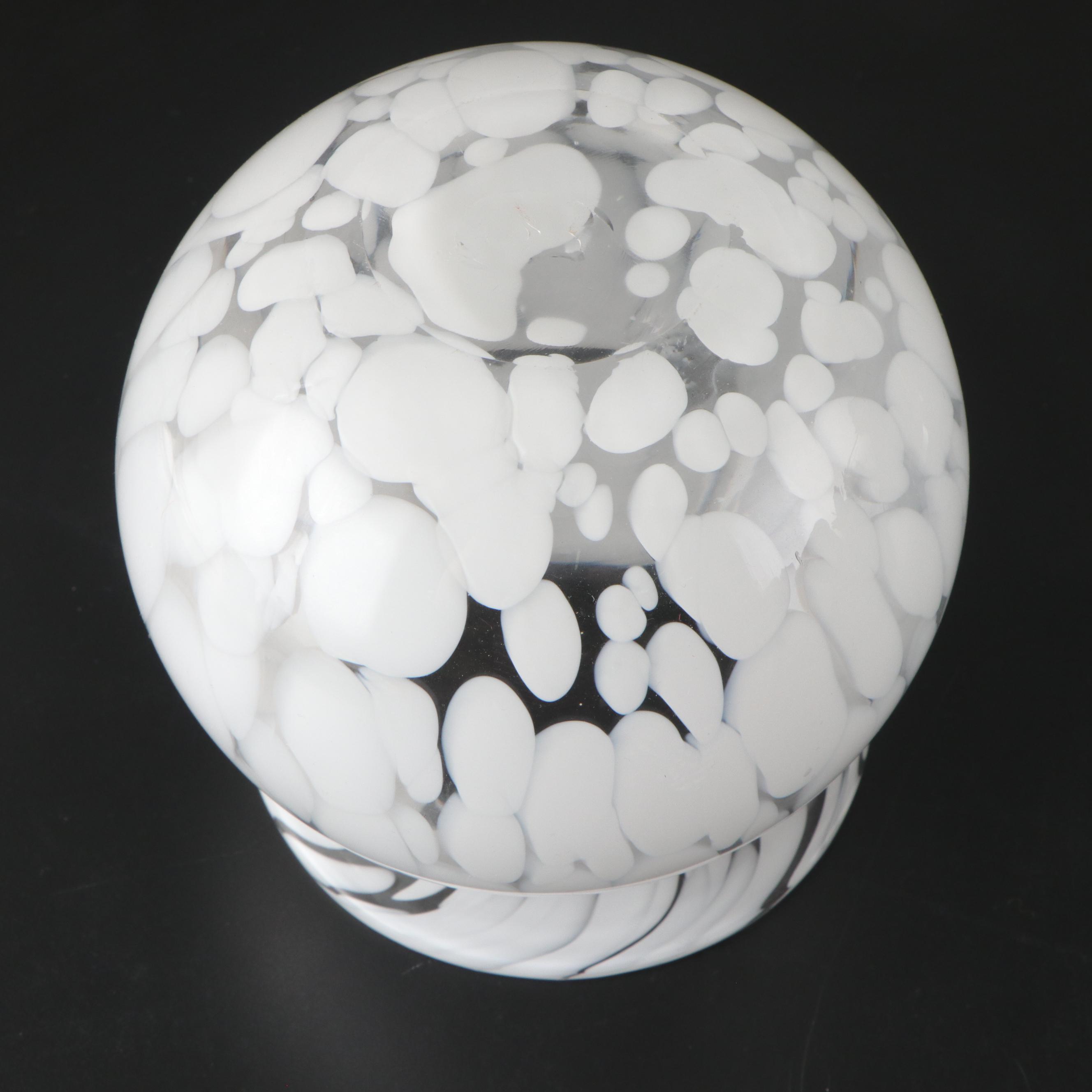 Longaberger "Snow Friends" Ceramic Plate with Glass Bowl and More