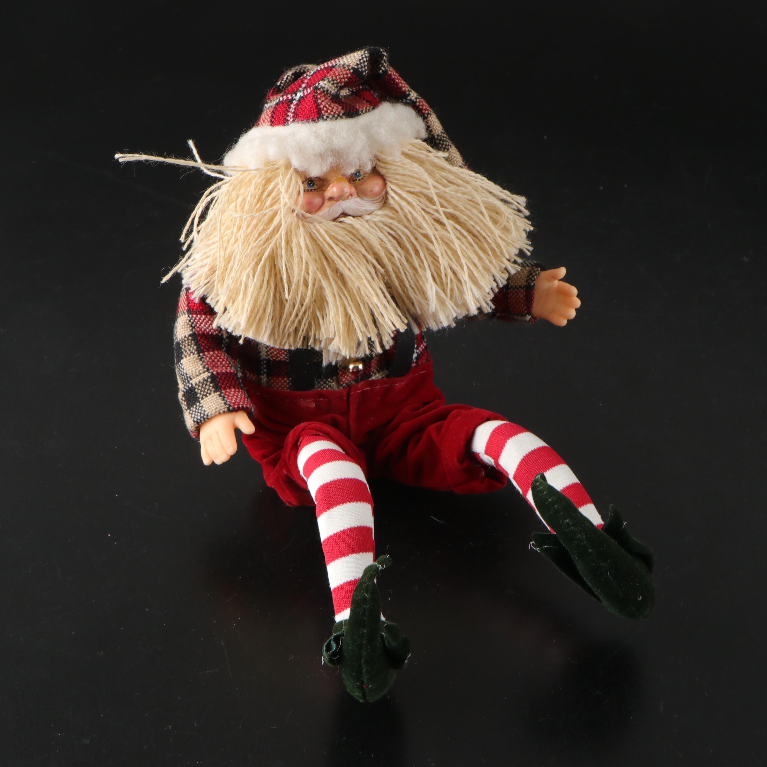 Longaberger "Snow Friends" Ceramic Plate with Glass Bowl and More