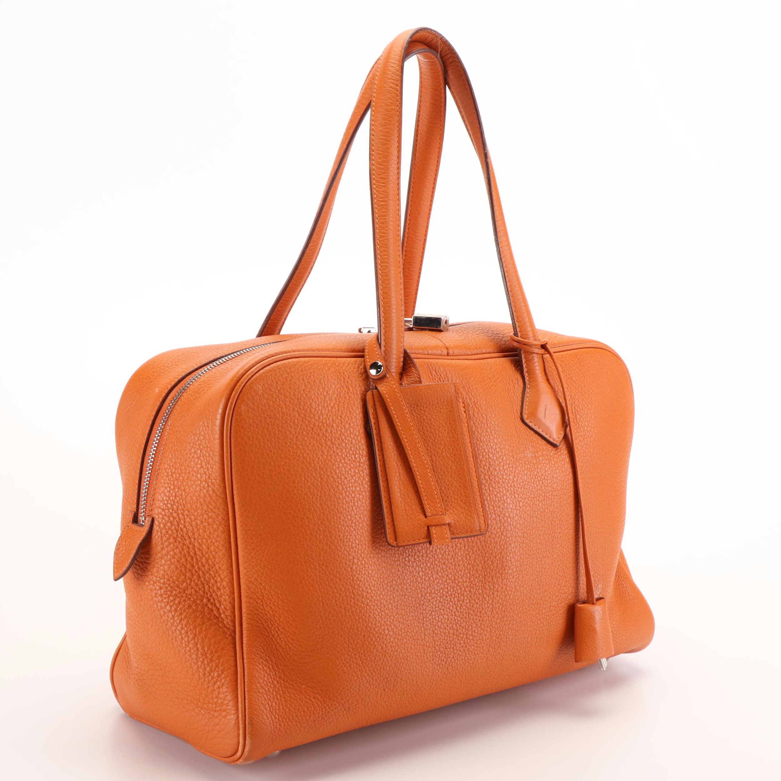 Hermès Victoria II 35 Clemence Shoulder Bag