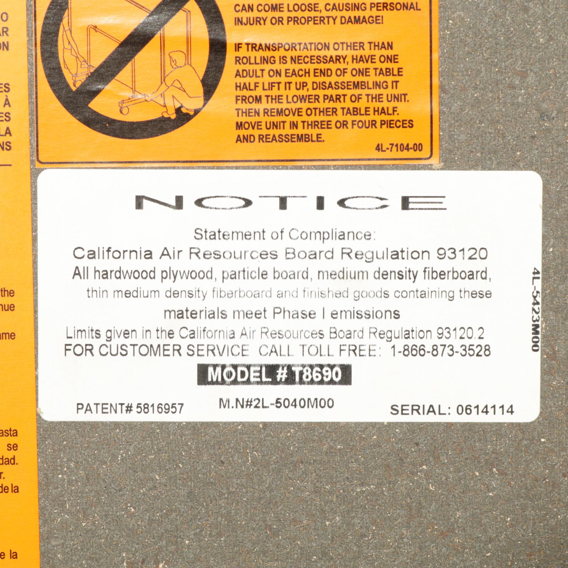 Stiga Folding Ping-Pong Table with Accessories