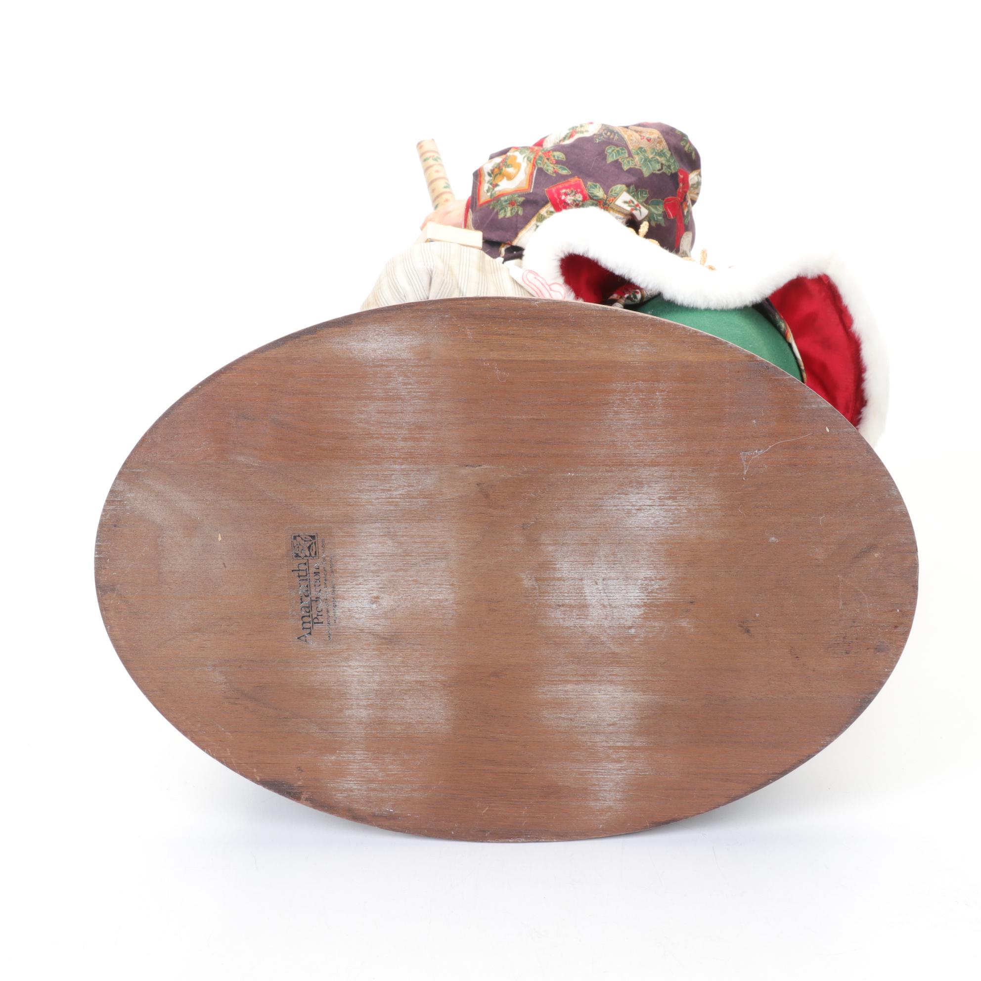 Amaranth Productions Santa with Jack-in-the-Box Figurine