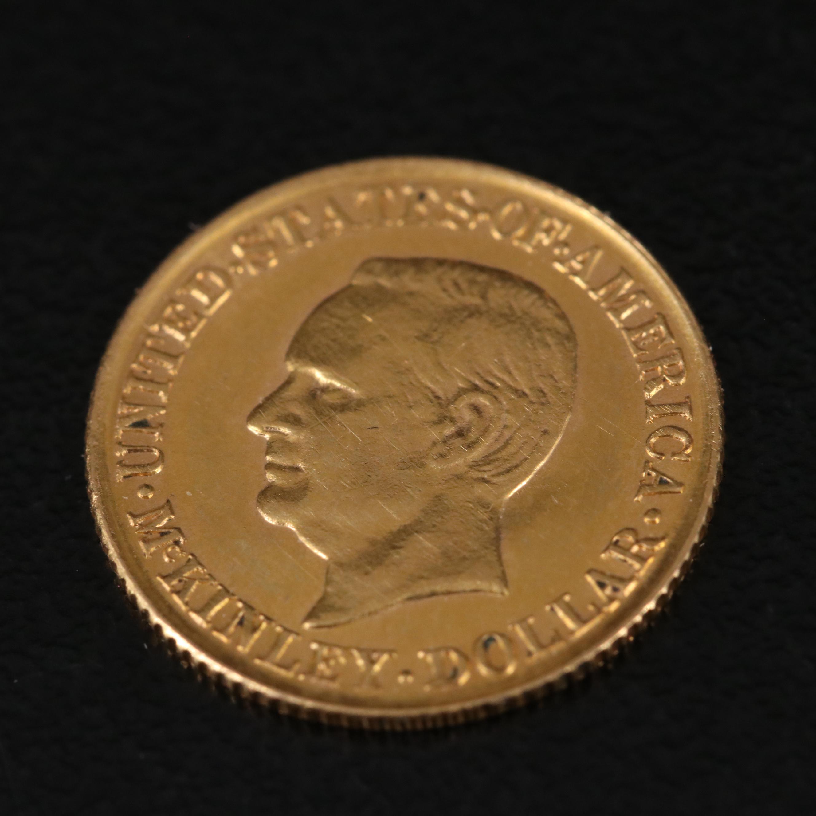 1916 McKinley Commemorative One Dollar Gold Coin