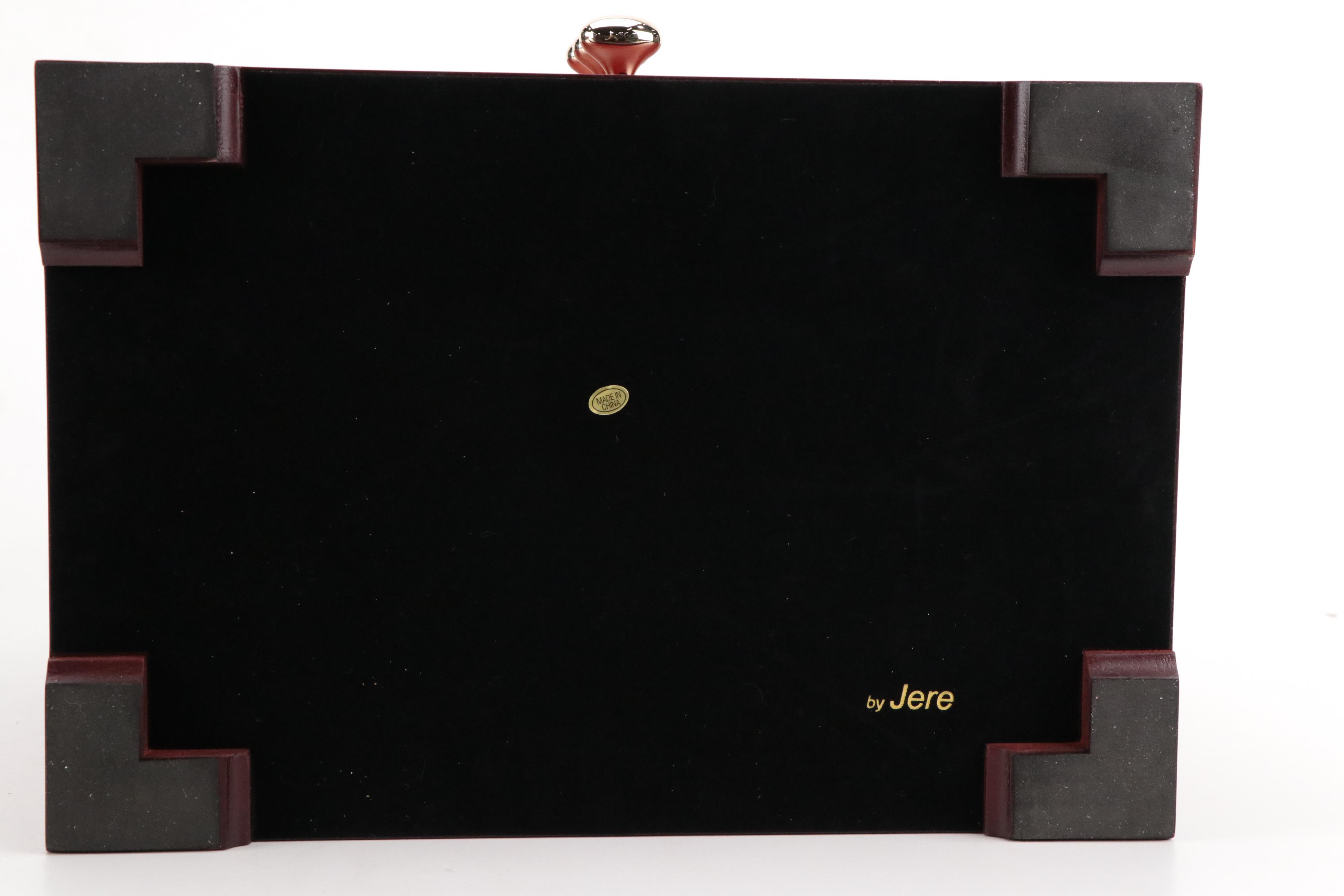 Jere Cherry Wood Finish Jewelry Box