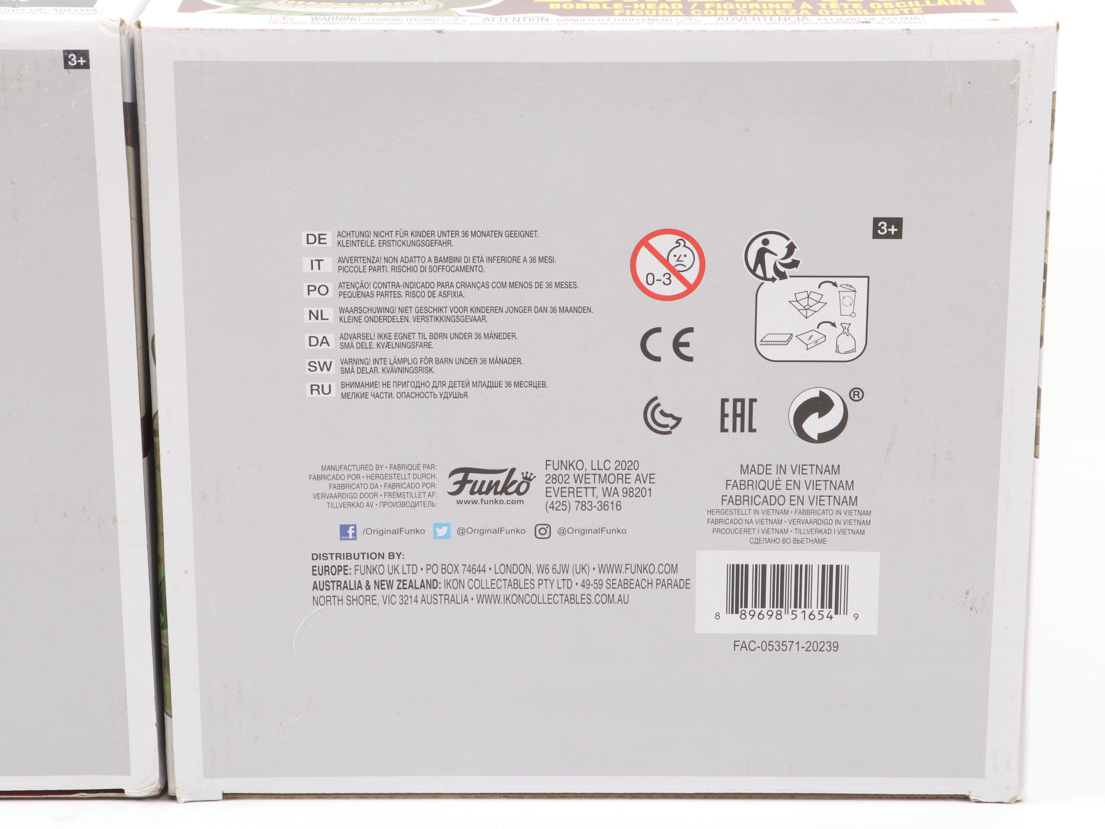 Funko Pop! Porg and Zombie Hulk Vinyl Figurines in Boxes