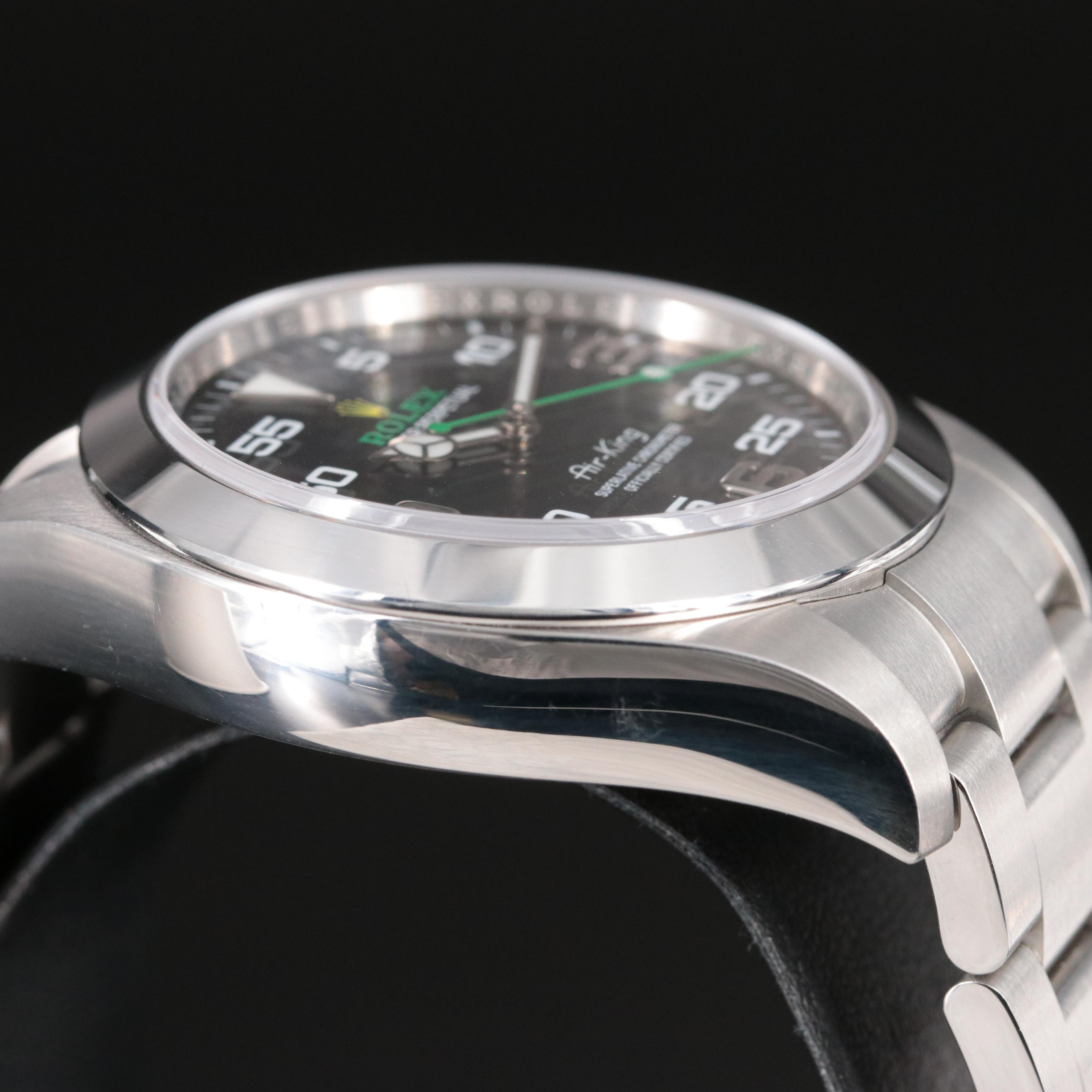 Rolex Air-King Oyster Perpetual Black Dial Watch