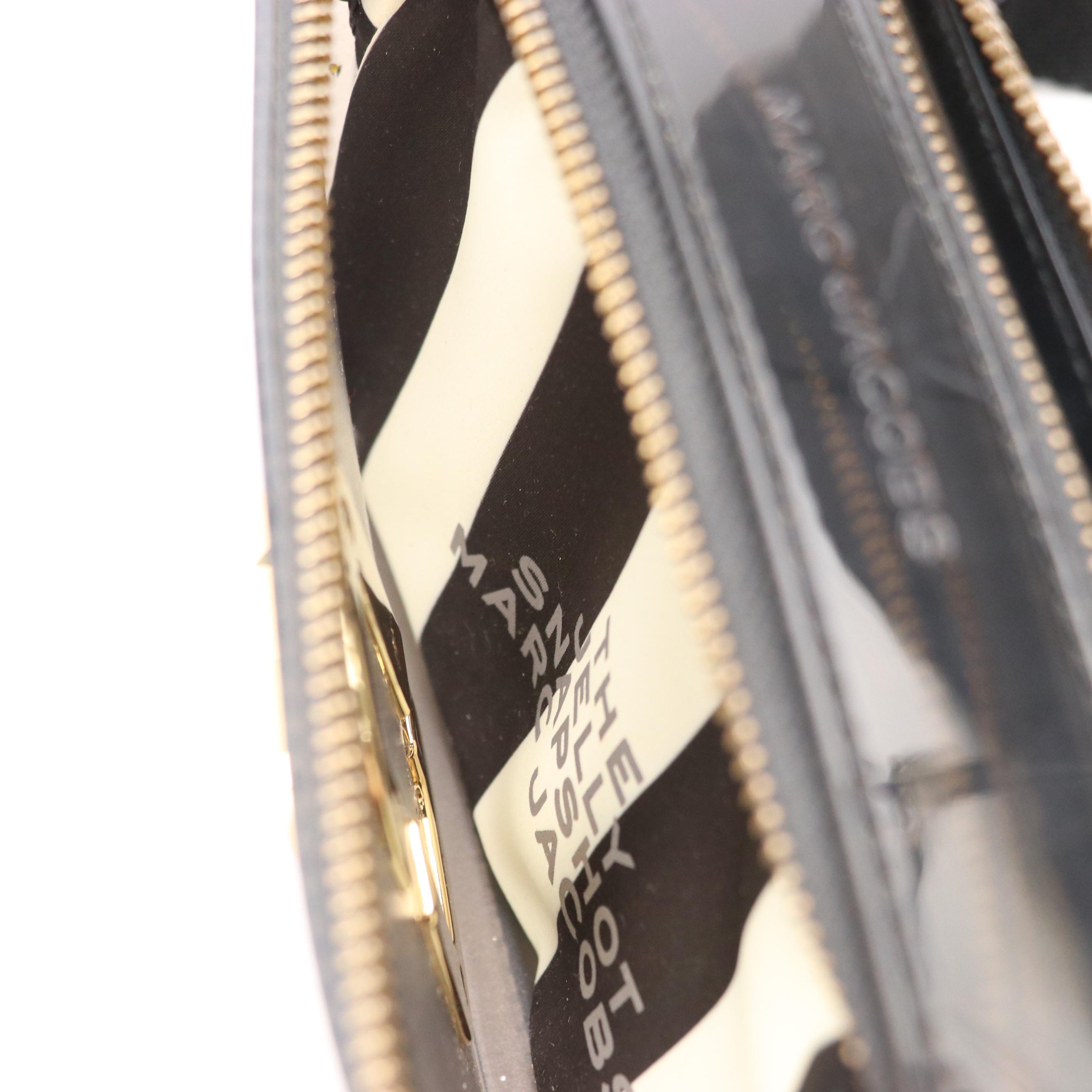 Marc Jacobs The Jelly Snapshot Crossbody Camera Bag in Black PVC