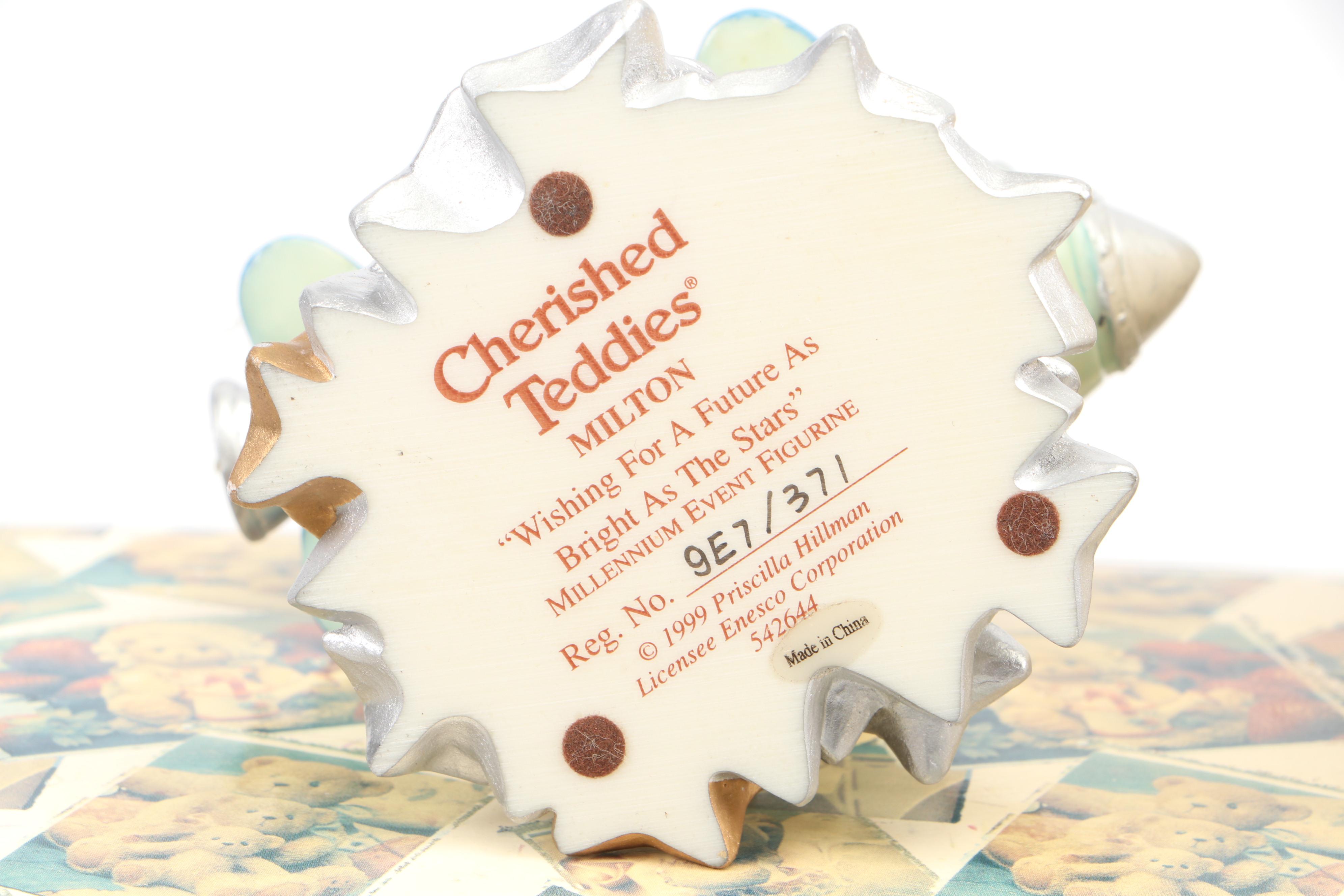 Enesco Priscilla Hillman Cherished Teddies Figurines, Late 20th Century