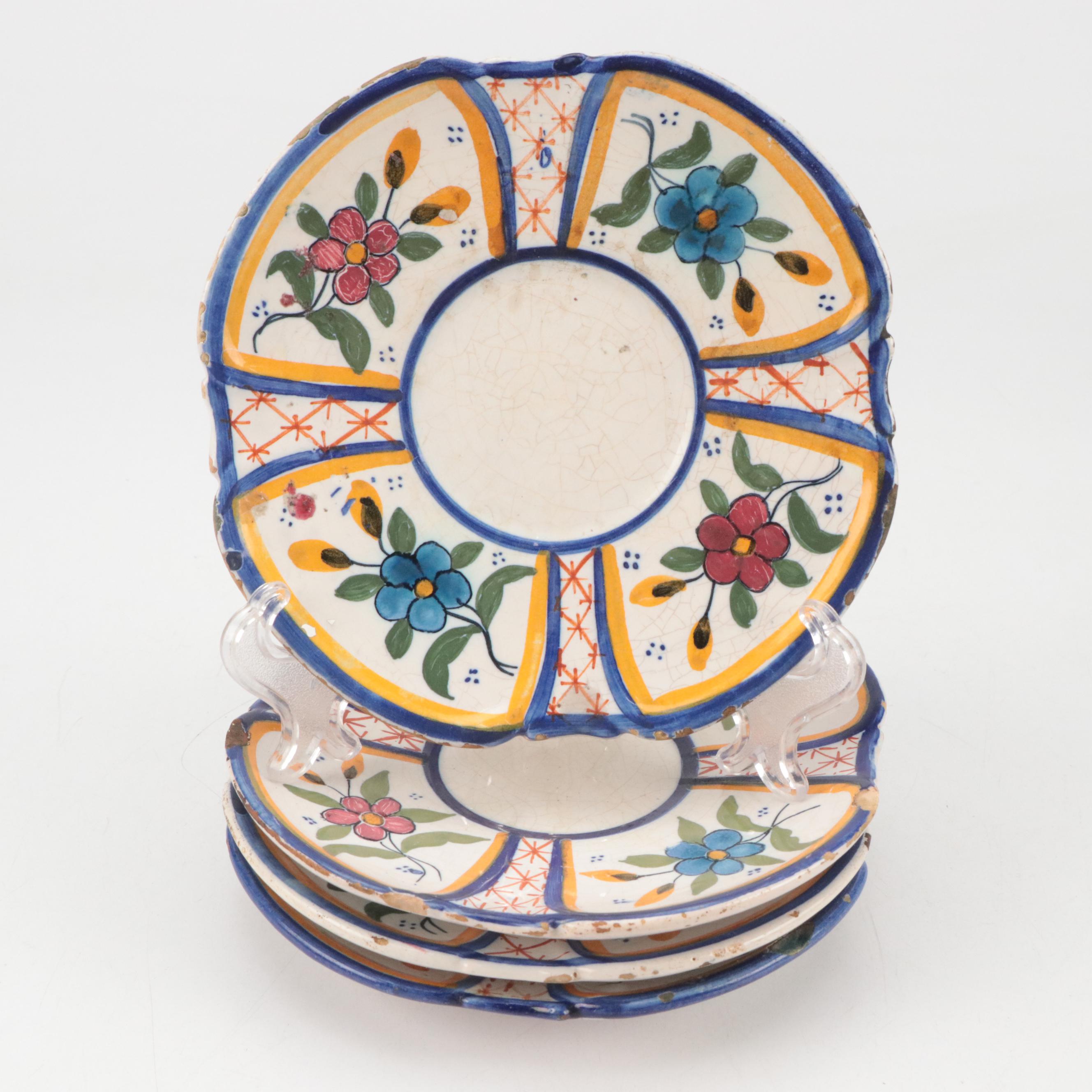 Quimper Ceramic Teapot with Mont Saint Michel Ceramic Vase and More