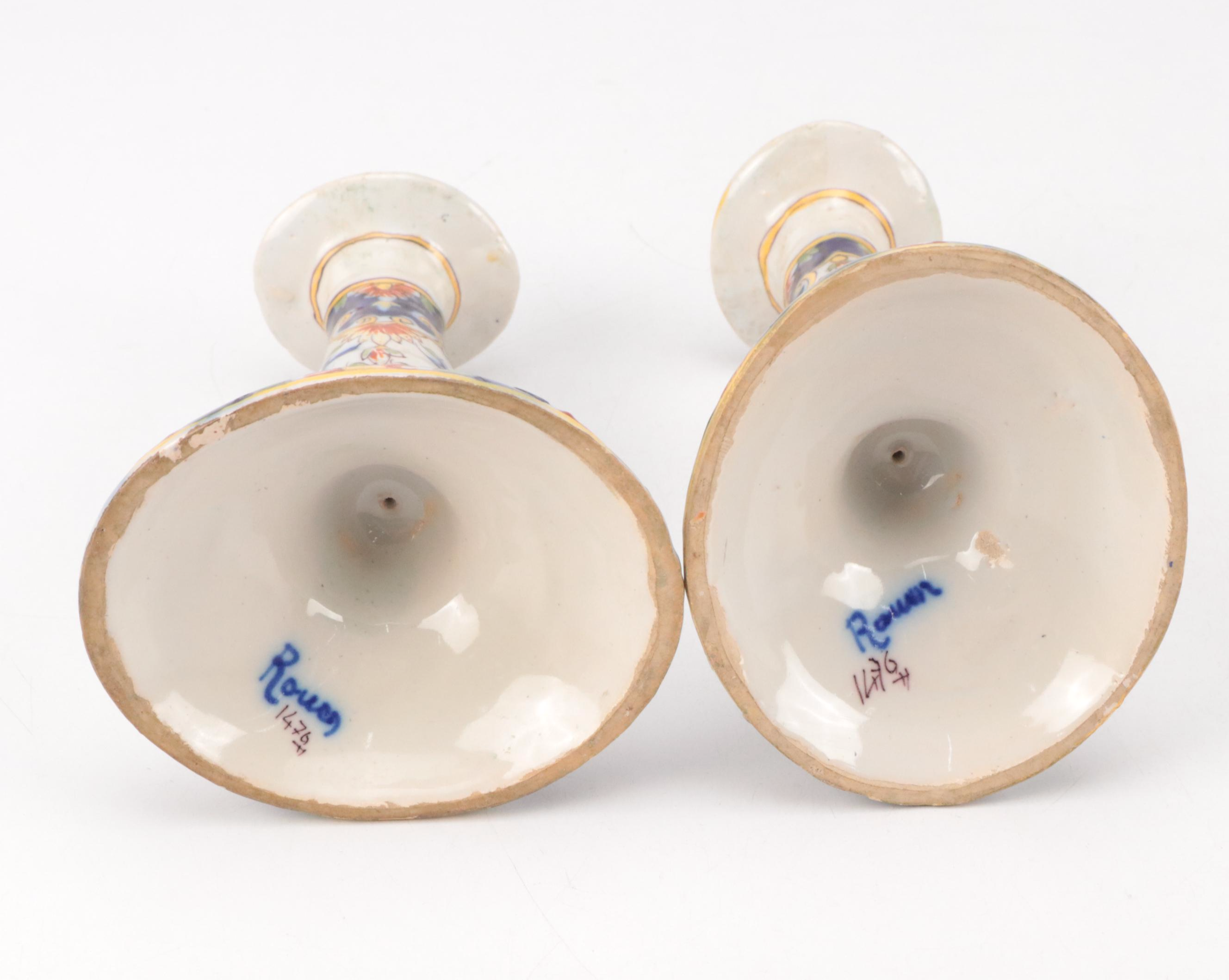 Quimper Ceramic Teapot with Mont Saint Michel Ceramic Vase and More