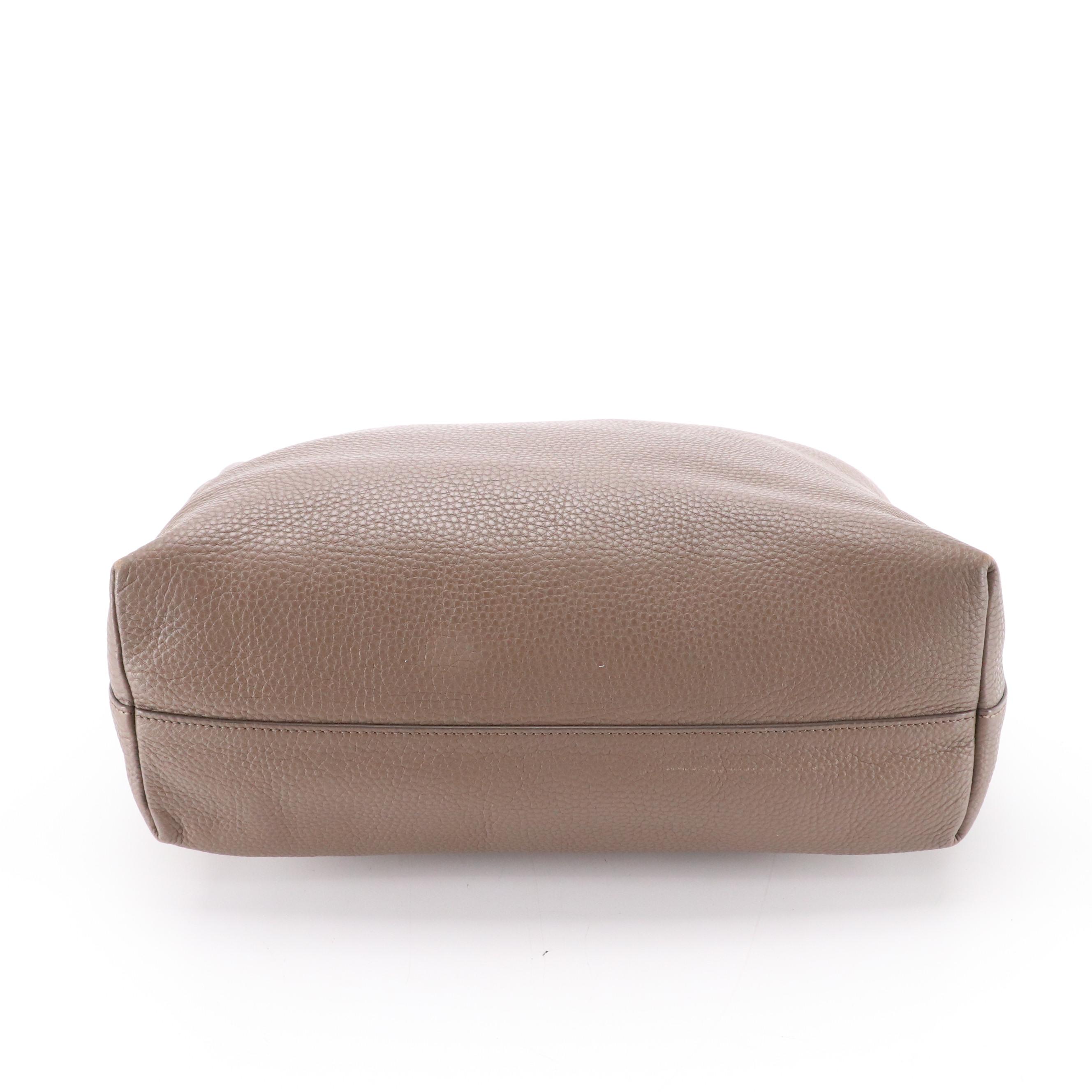 Prada Shopper Tote in Textured Vitello Daino Leather