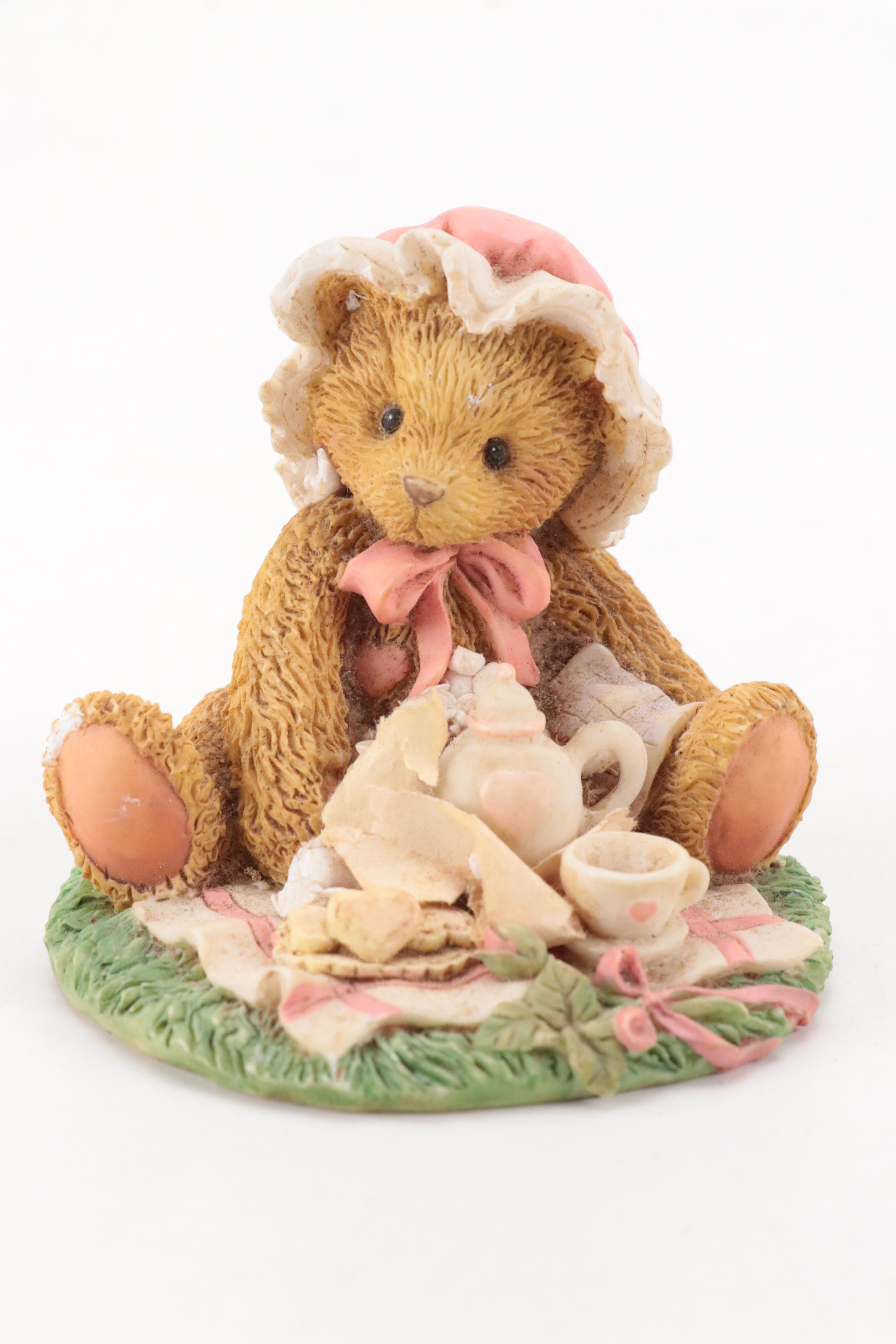 Enesco Priscilla Hillman Cherished Teddies Figurines, Late 20th Century
