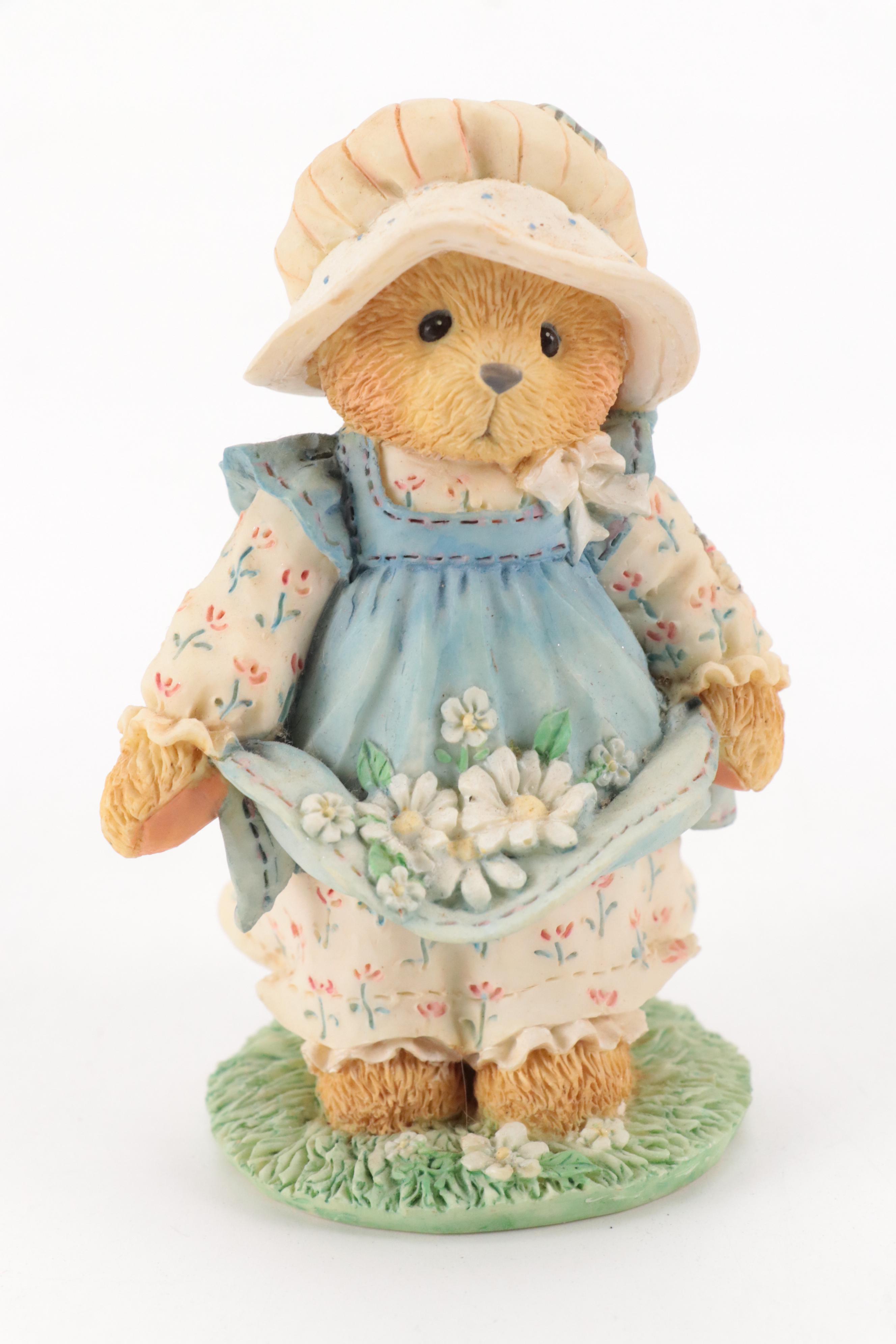 Enesco Priscilla Hillman Cherished Teddies Figurines, Late 20th Century