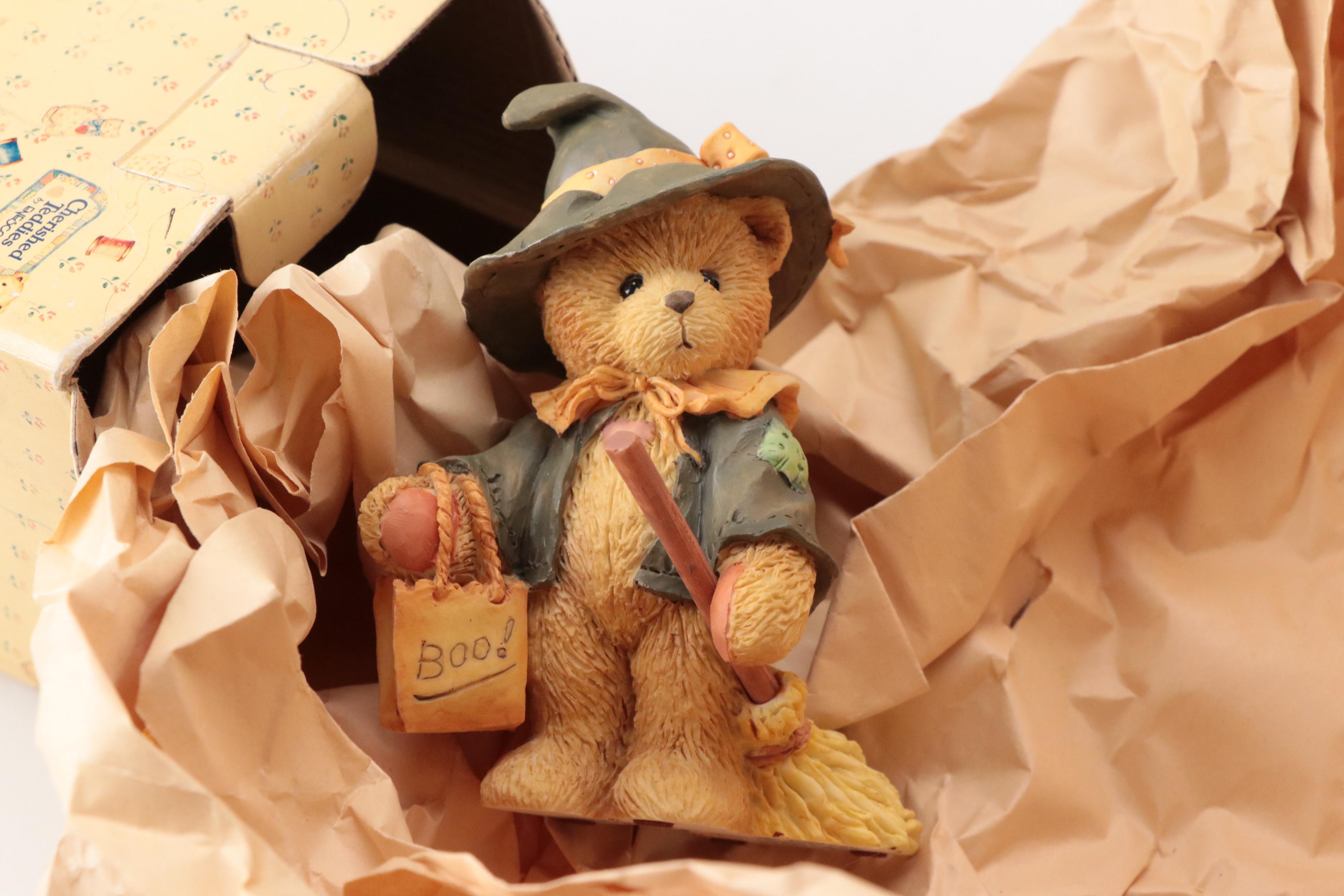 Enesco Priscilla Hillman Cherished Teddies Figurines, Late 20th Century