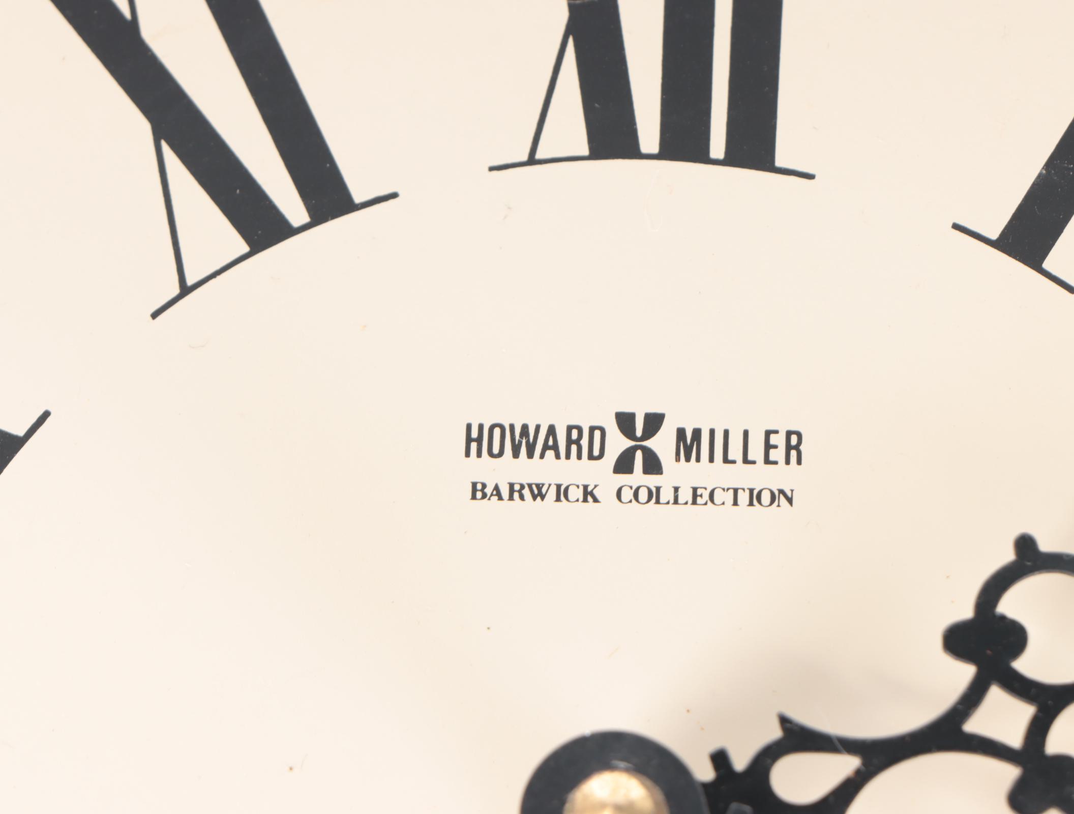 Howard Miller Barwick Collection Mahogany Cased Regulator Wall Clock