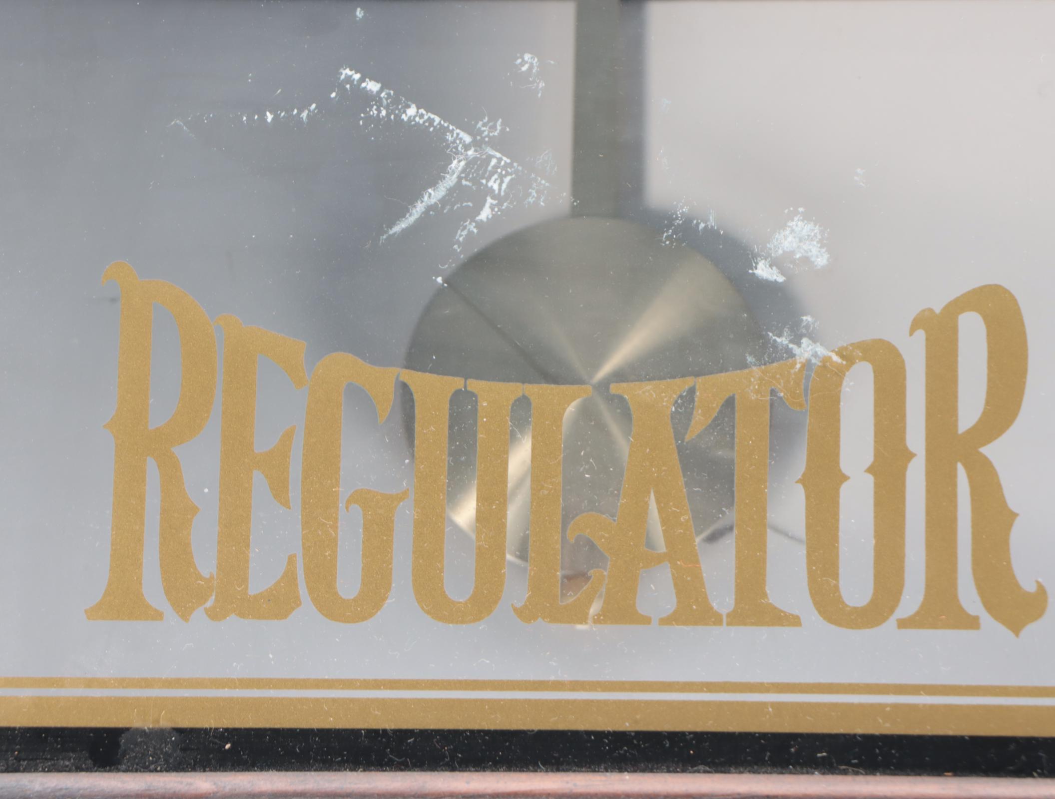 Howard Miller Barwick Collection Mahogany Cased Regulator Wall Clock