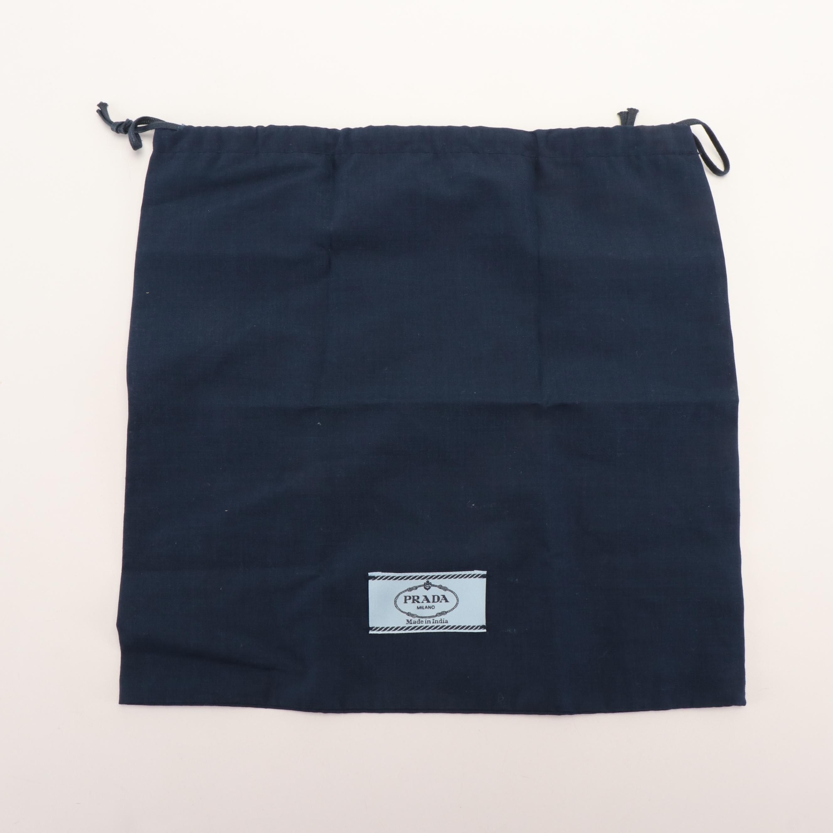 Prada Madras Woven Leather Clutch Bag