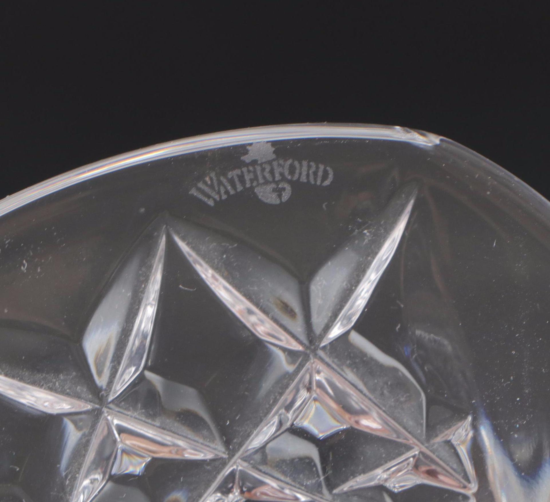 Waterford Crystal "Seahorse" Candlestick Pair, Early 21st Century